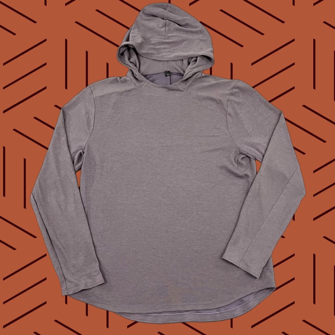 Lululemon Lululemon Conflux Pullover Hoodie Mens Medium Graphite Purple Office Travel Gym Size US M / EU 48-50 / 2 - 1 Thumbnail