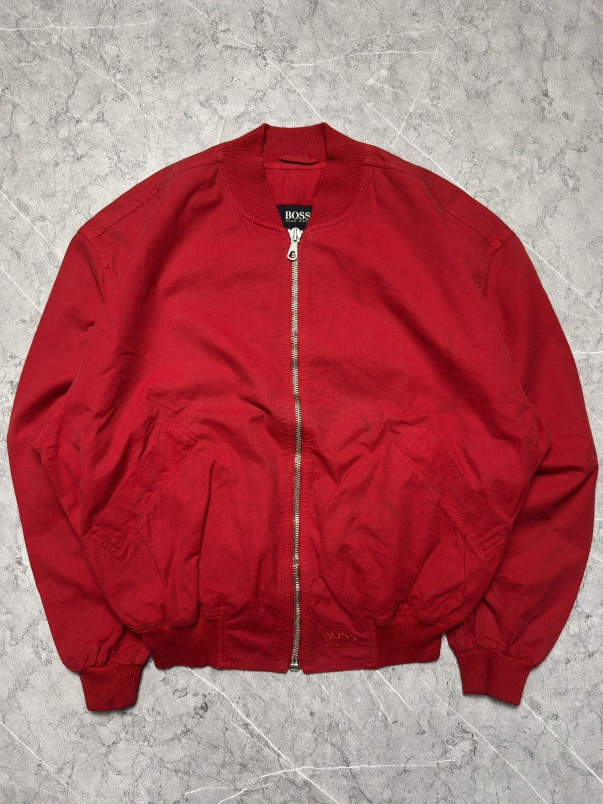 Hugo Boss Hugo Boss Vintage Bomber Jacket Size US S / EU 44-46 / 1 - 1 Thumbnail