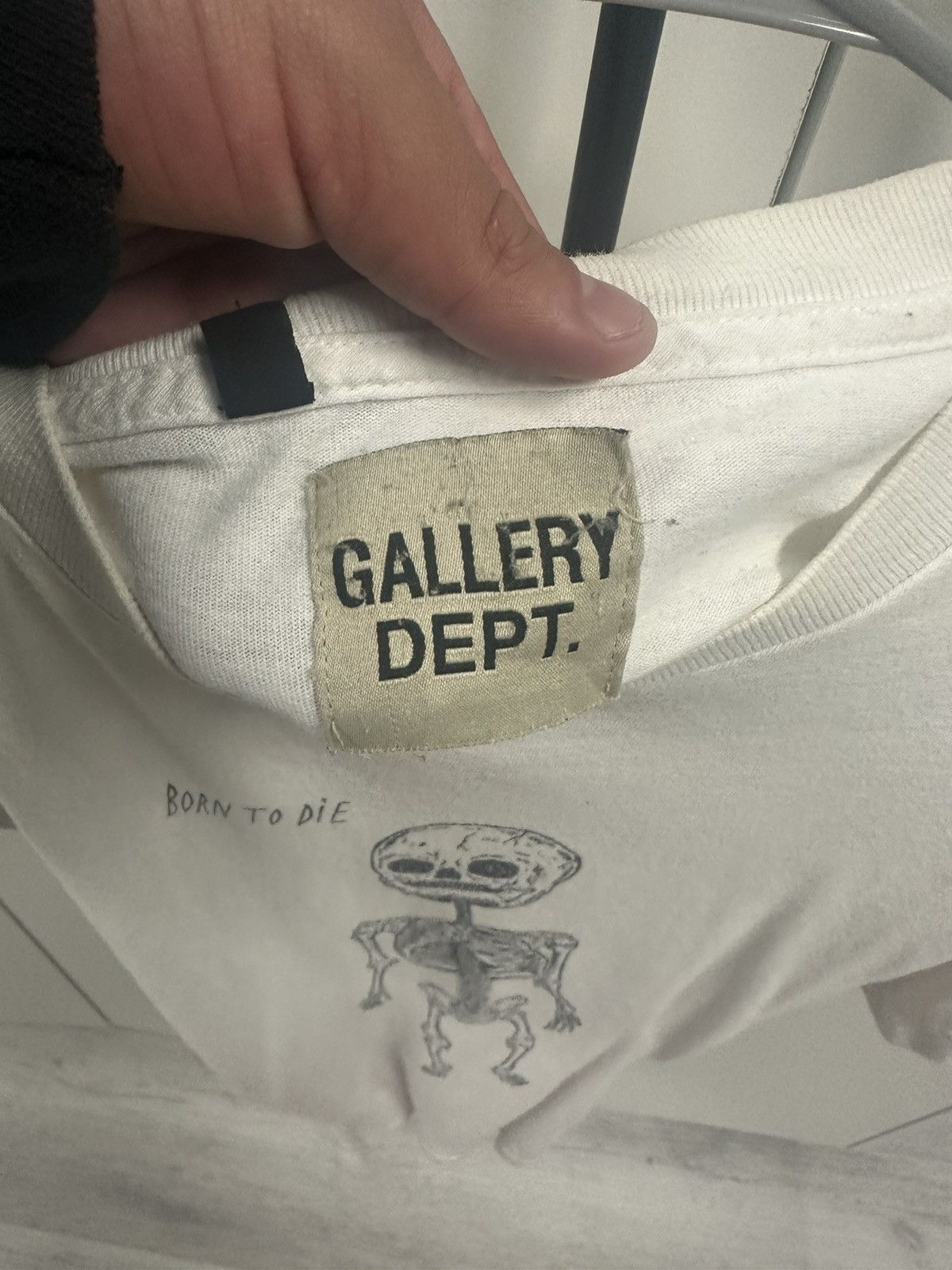 Gallery Dept. Gallery Department Born To Die Skeleton T-Shirt Size US S / EU 44-46 / 1 - 3 Thumbnail