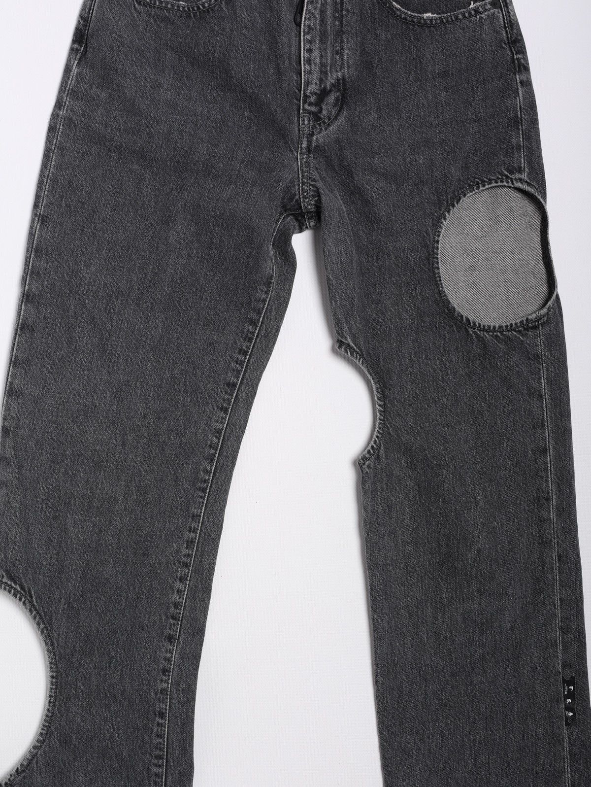 Off-White Off-White Permanent Meteor Jeans Hole Pants Grey Size 27" / US 4 / IT 40 - 7 Thumbnail