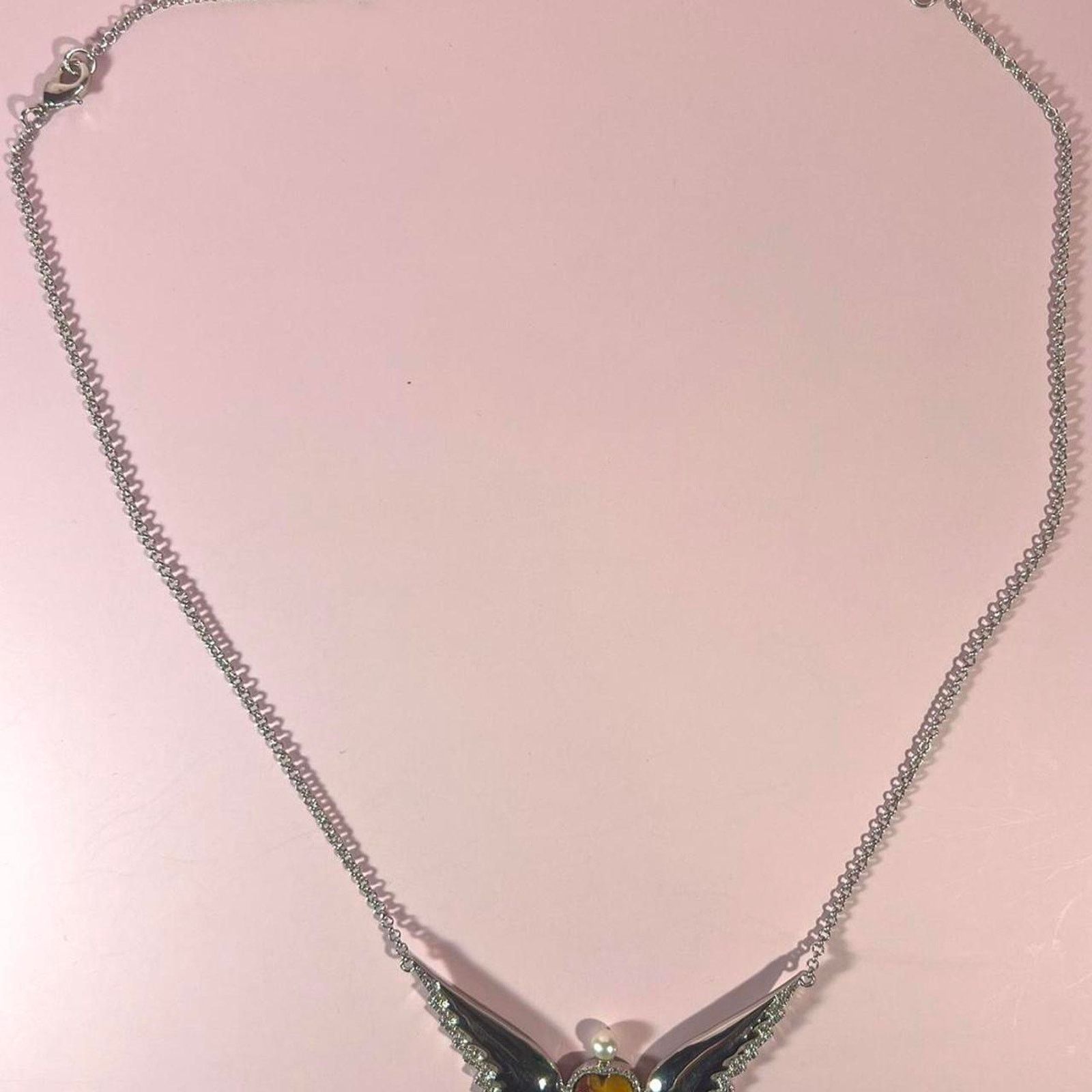 Jewelry Hespera silver heart and wings necklace Size ONE SIZE - 2 Thumbnail