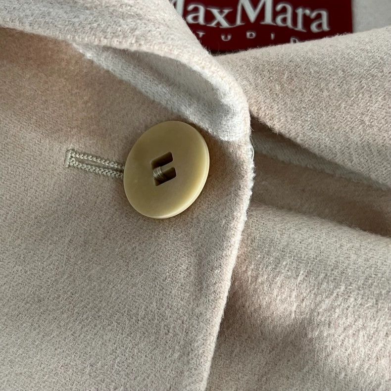 Max Mara Max Mara Solid + Wool + Silk + Cashmere +.. Size L / US 10 / IT 46 - 7 Thumbnail