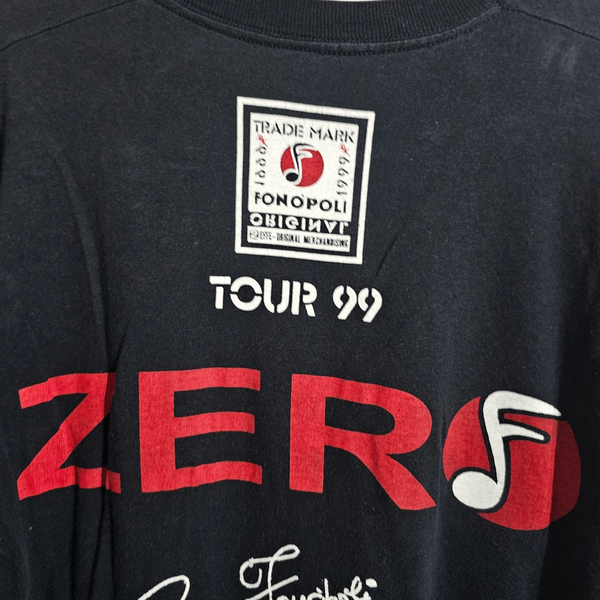 Band Tees Renato Zero 1999 Tour Fonopoli Size US M / EU 48-50 / 2 - 6 Thumbnail