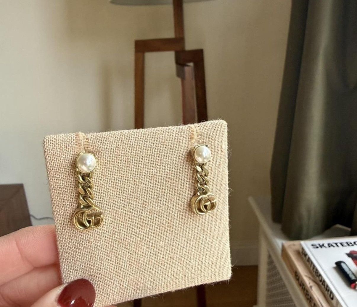 Gucci Gucci GG Pearl Drop Earring Size ONE SIZE - 5 Thumbnail