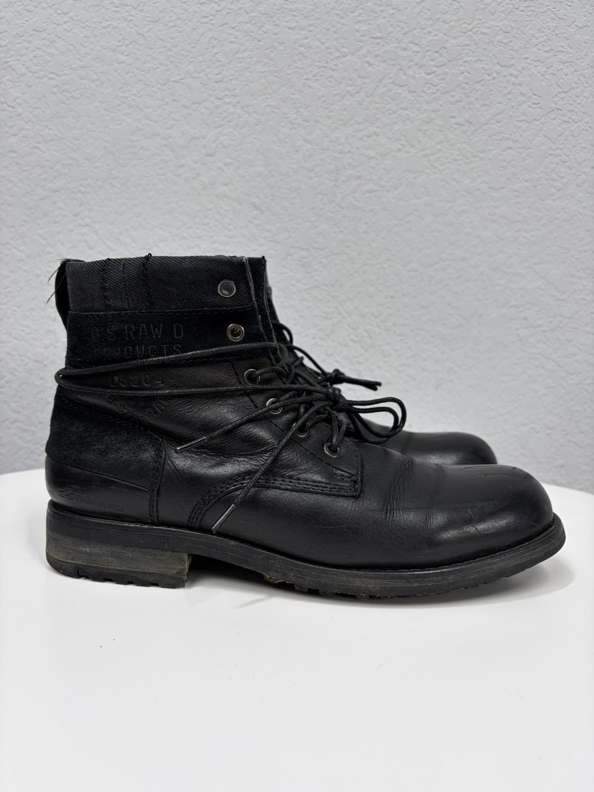 Hedi Slimane Vintage Y2K Black Leather Side Zip Boots Guidi Marsell Style Size US 9 / EU 42 - 4 Thumbnail