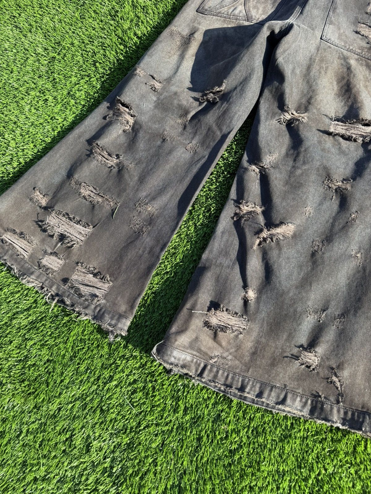 Other Ollivion Distressed Flared Jeans Size US 30 / EU 46 - 4 Thumbnail