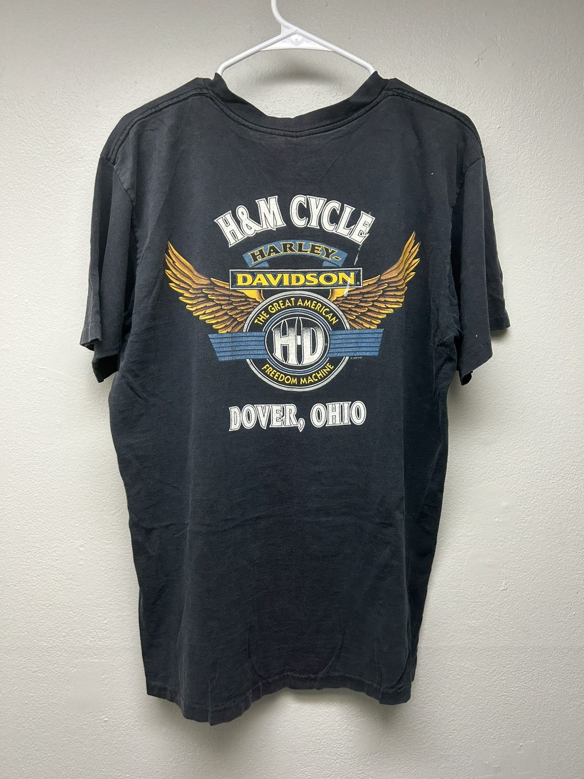 Harley Davidson Vintage 1996 Spirit of Harley Davidson Northern Lights Wolf Size US L / EU 52-54 / 3 - 5 Thumbnail
