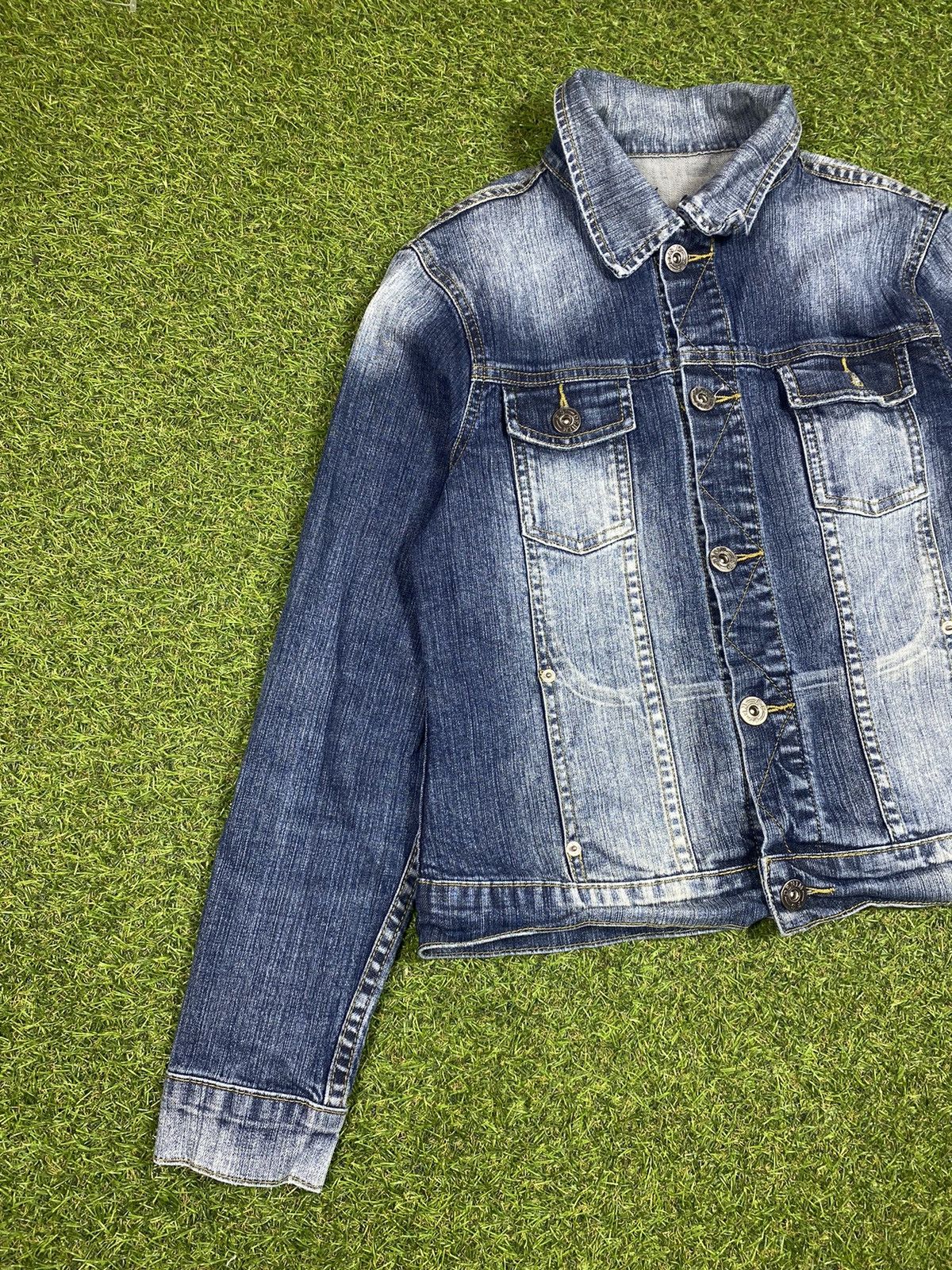 Vintage Vintage 90s Japanese Jeans jacket streetwear style size L Size L / US 10 / IT 46 - 3 Thumbnail
