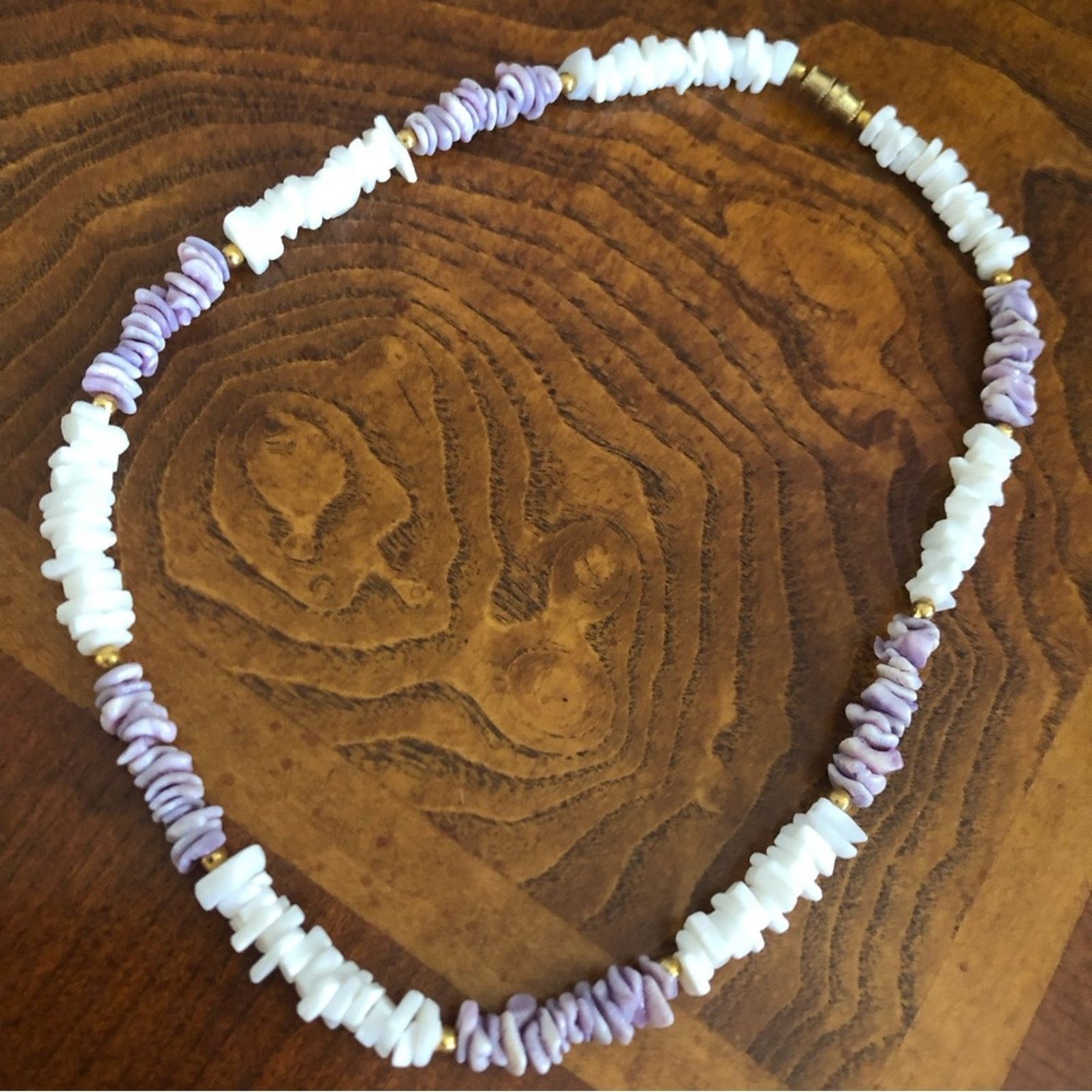 Vintage Vintage 70s painted shell chip choker necklace Size ONE SIZE - 9 Thumbnail