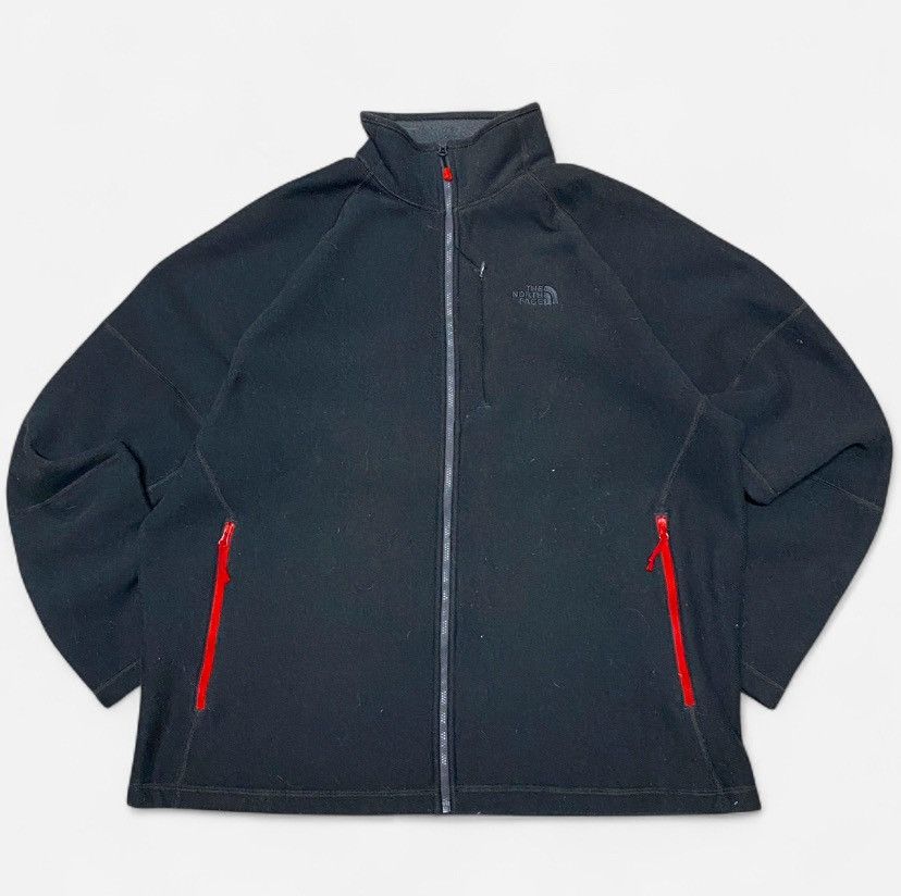 The North Face Y2K North face zip up grey and red fleece Size US L / EU 52-54 / 3 - 1 Thumbnail