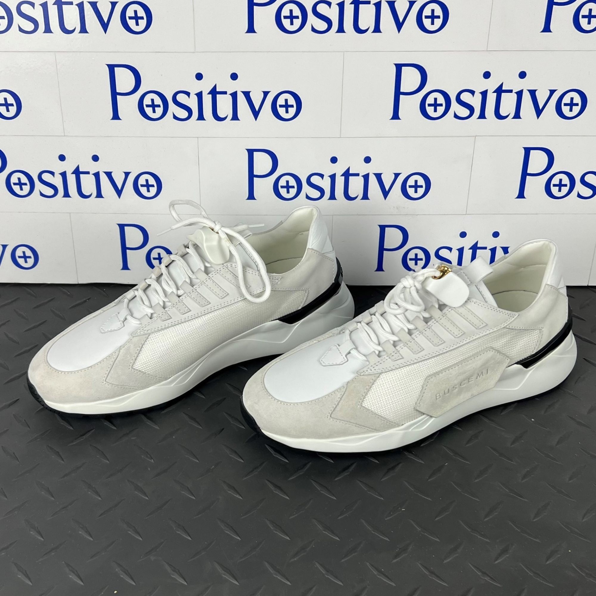 Buscemi Buscemi Run 2 White Suede Sneakers US 6 EU 39 Size US 6 / EU 39 - 2 Thumbnail