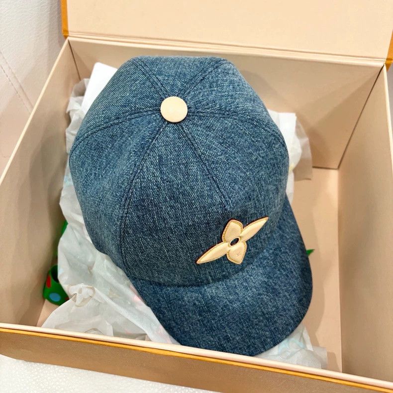 Louis Vuitton Louis Vuitton Denim Monogram Baseball Cap Size ONE SIZE - 1 Thumbnail