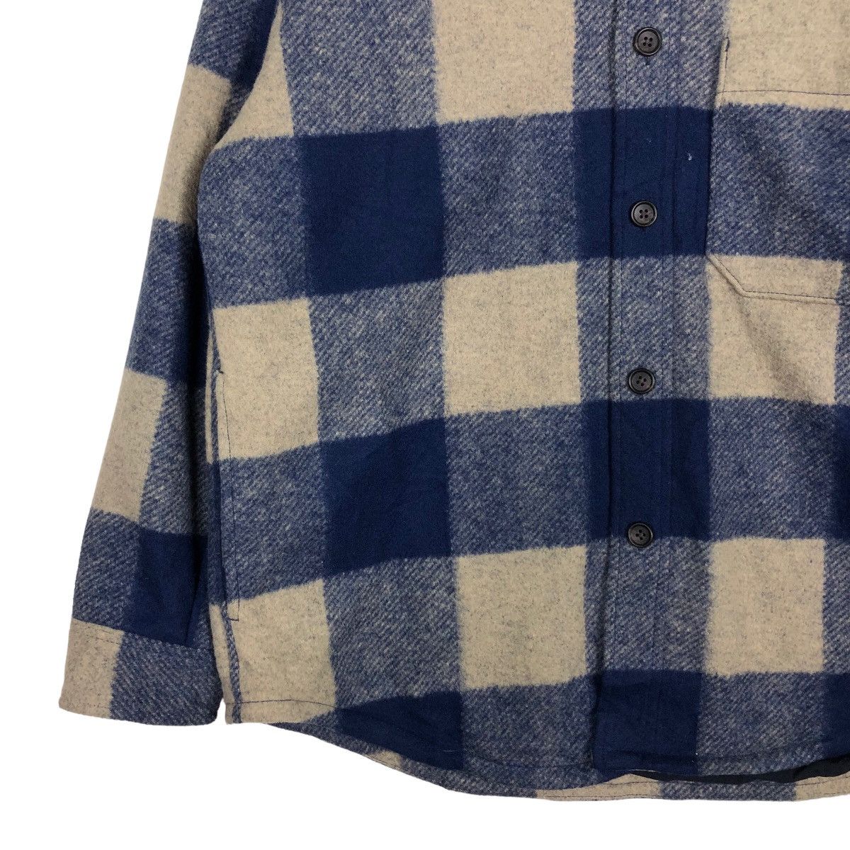 Japanese Brand Vintage Wool Flannel Shirt Jacket Uniqlo Japan Issey Miyake Size US M / EU 48-50 / 2 - 4 Thumbnail