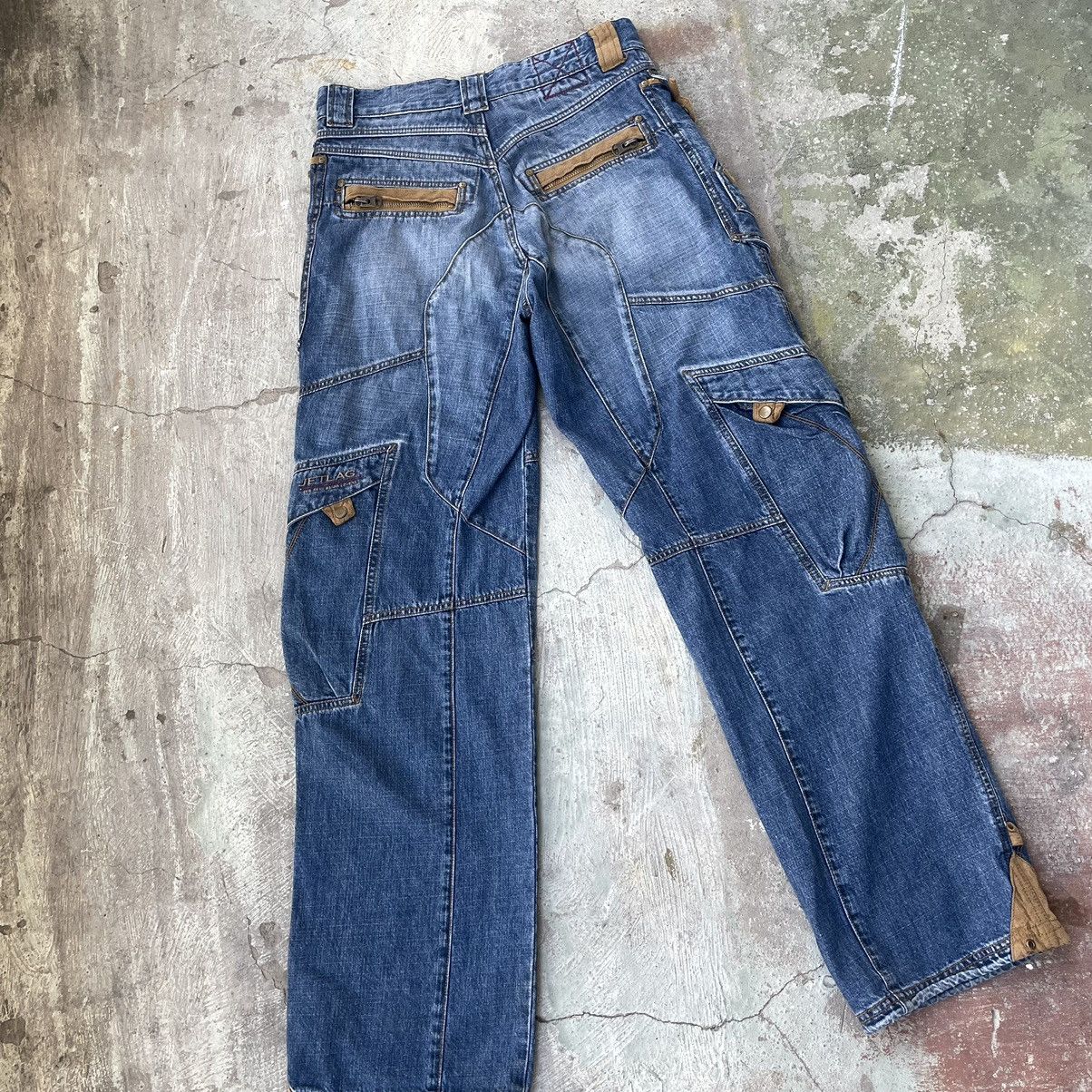 Japanese Brand × Vintage Vintage jetlag Bondage Cargo Jeans Japanese Style Y2K Size US 34 / EU 50 - 7 Thumbnail