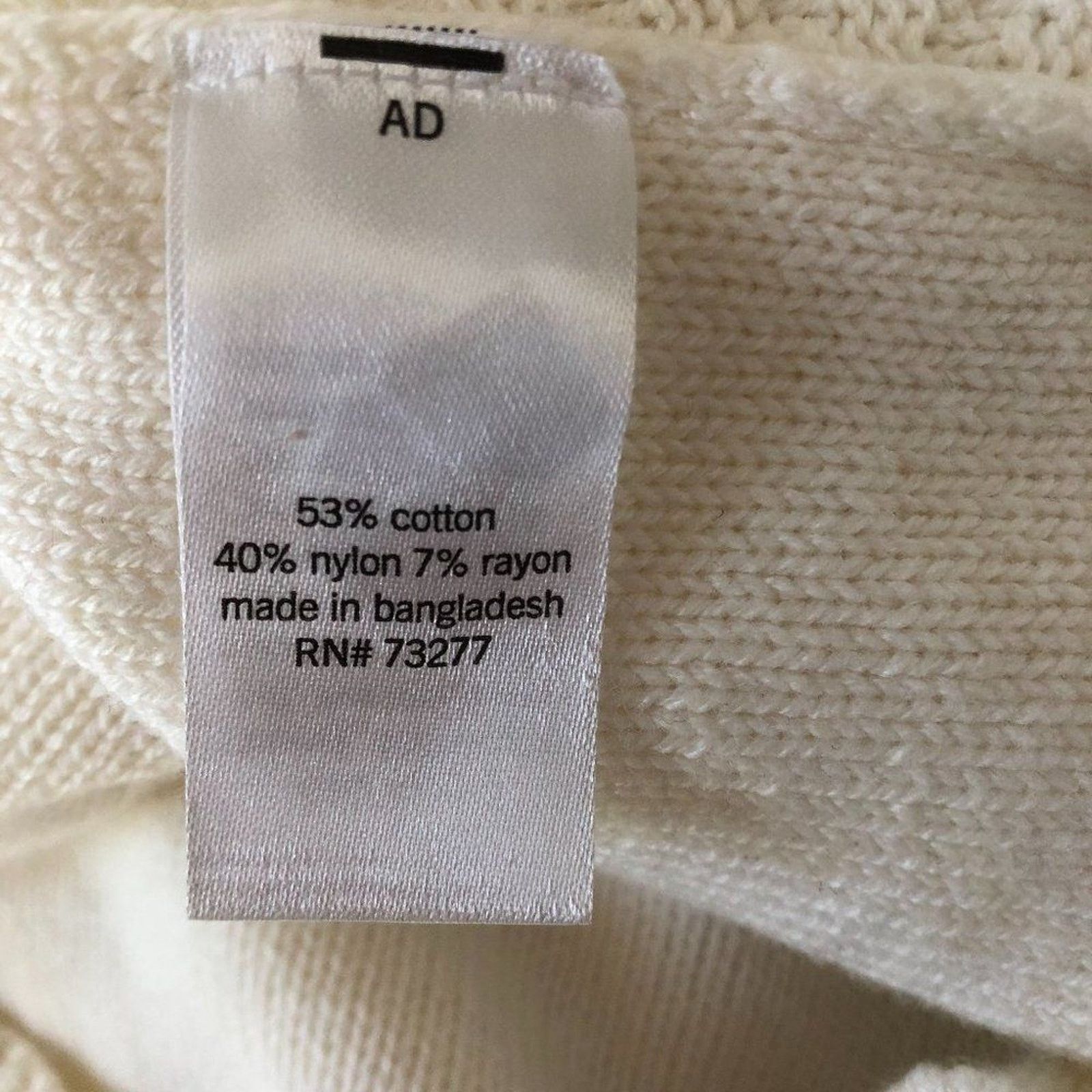 Sonoma Brand New White Pointelle Sweater from Sonoma Size S / US 4 / IT 40 - 6 Thumbnail