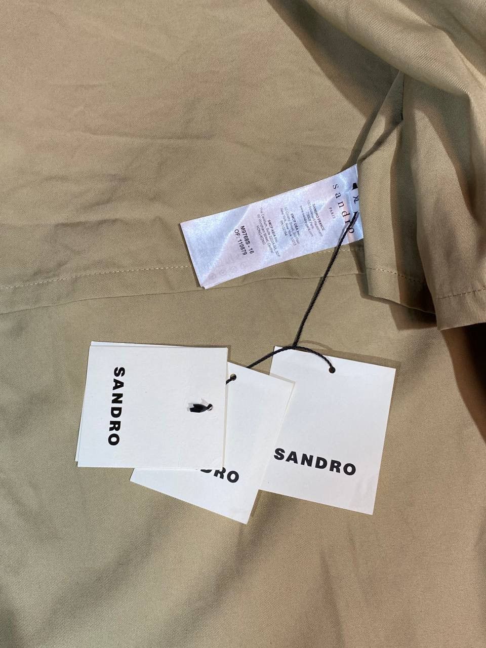 Sandro Sandro Paris Men Trench Coat Jacket Size US L / EU 52-54 / 3 - 14 Thumbnail