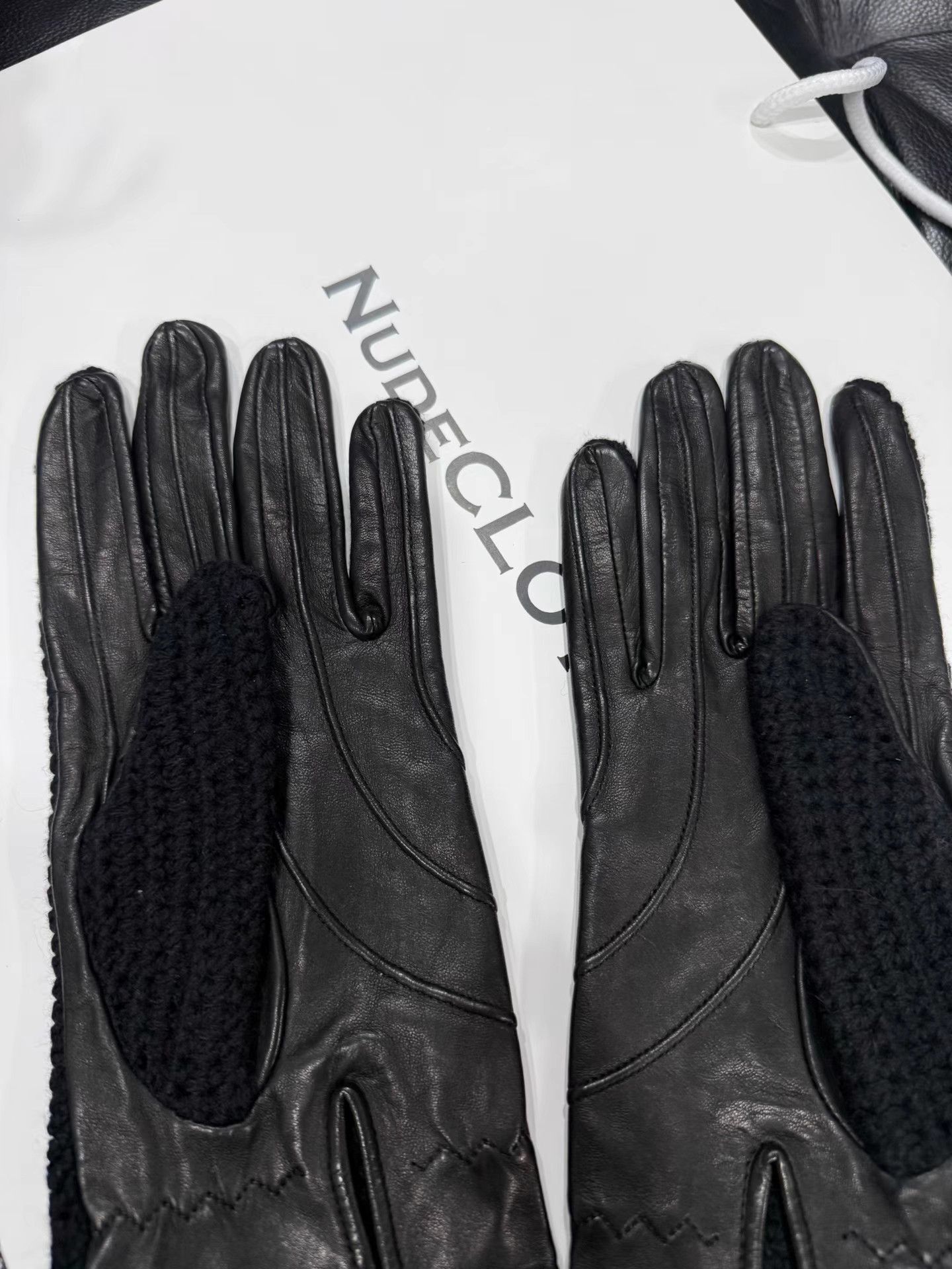 Dries Van Noten Dries van noten Sheepskin Patchwork Gloves K20 Size ONE SIZE - 2 Thumbnail