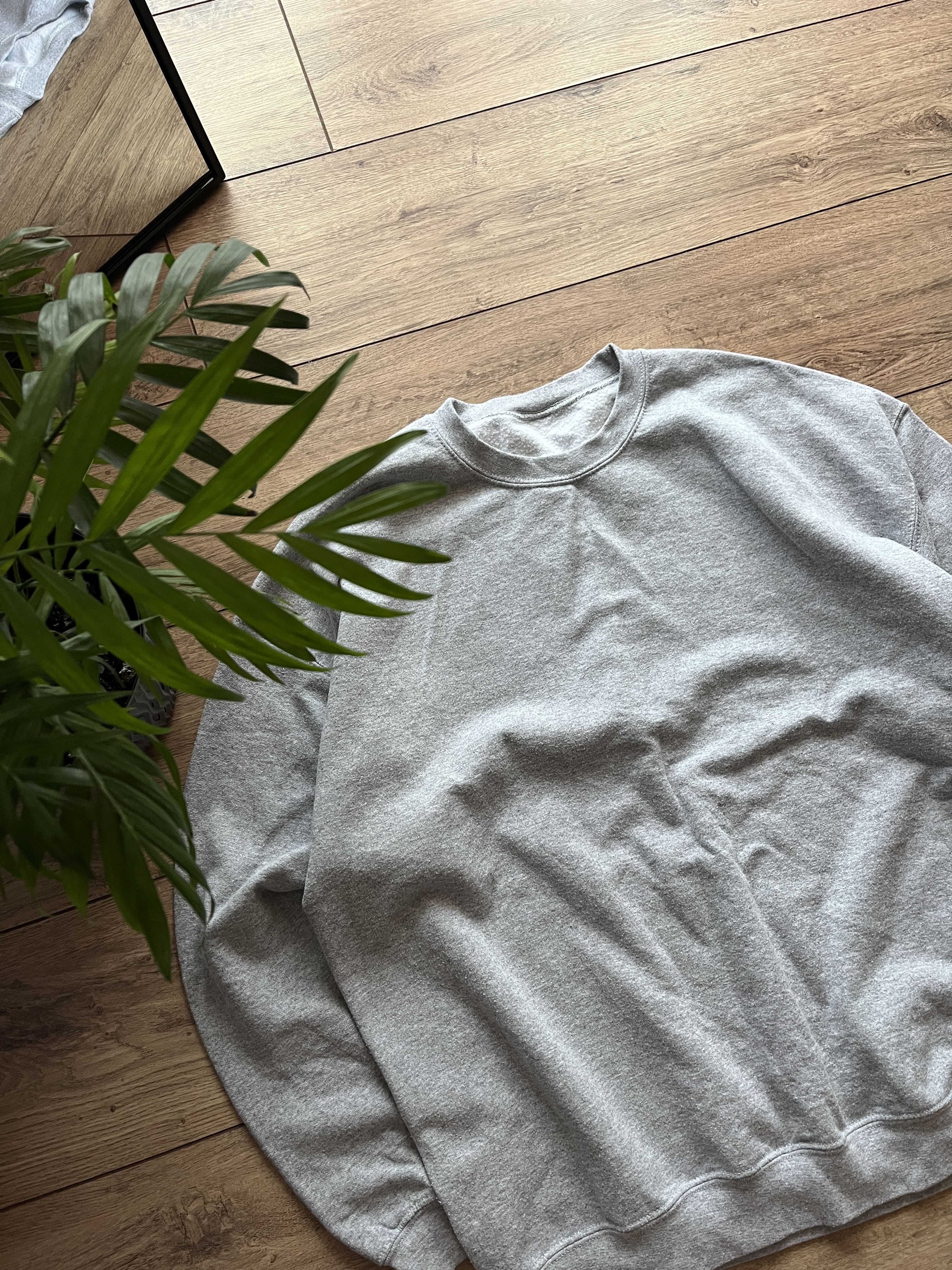Fruit Of The Loom × Vintage Vintage y2k Fruit of the Loom Blank Sweatshirt oversized Size US L / EU 52-54 / 3 - 4 Thumbnail
