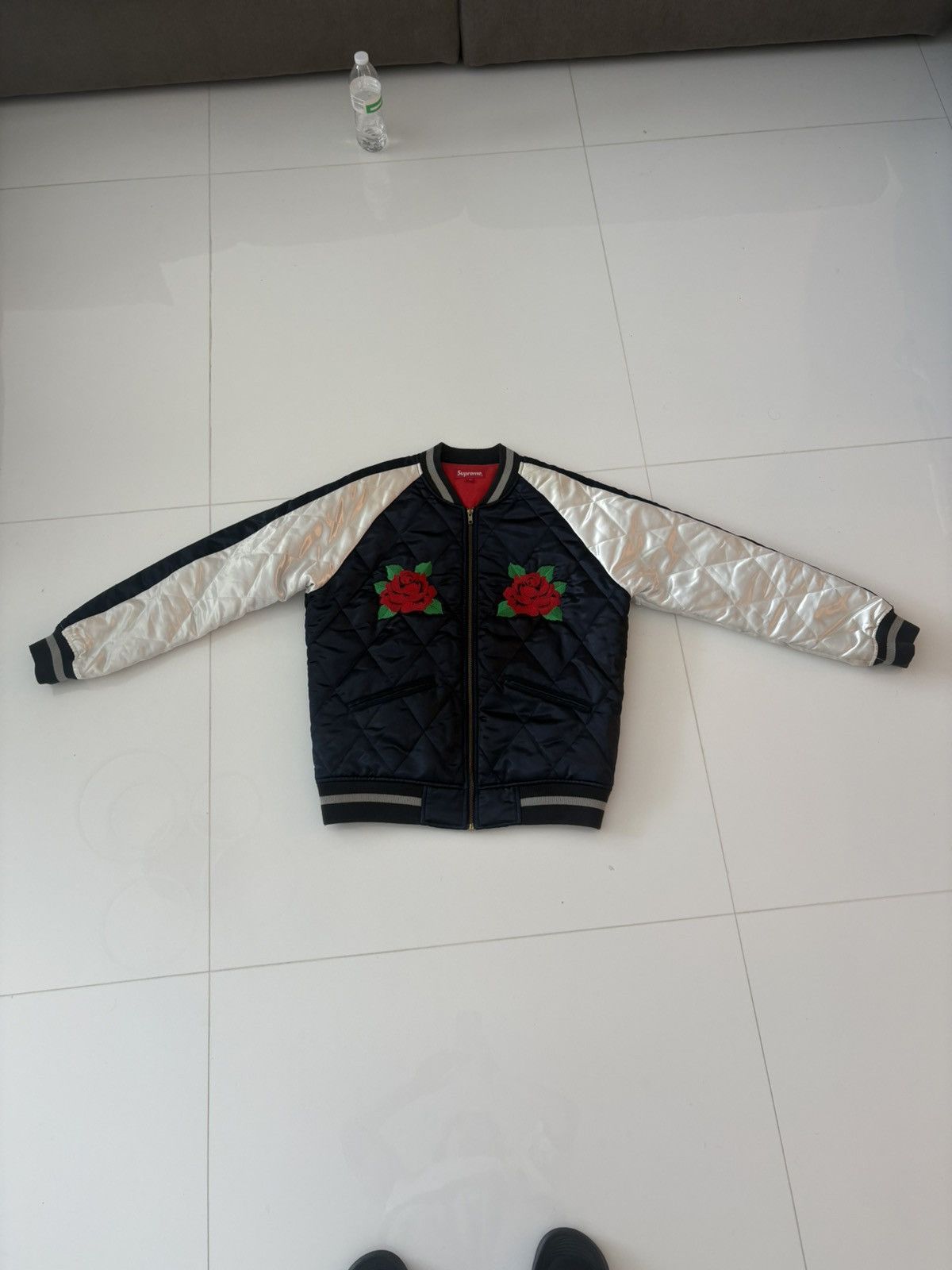 ジャケット・アウター Supreme Rose Quilted bomber jacket Supreme Rose Quilted bomber jacket Sサイズ - メルカリ