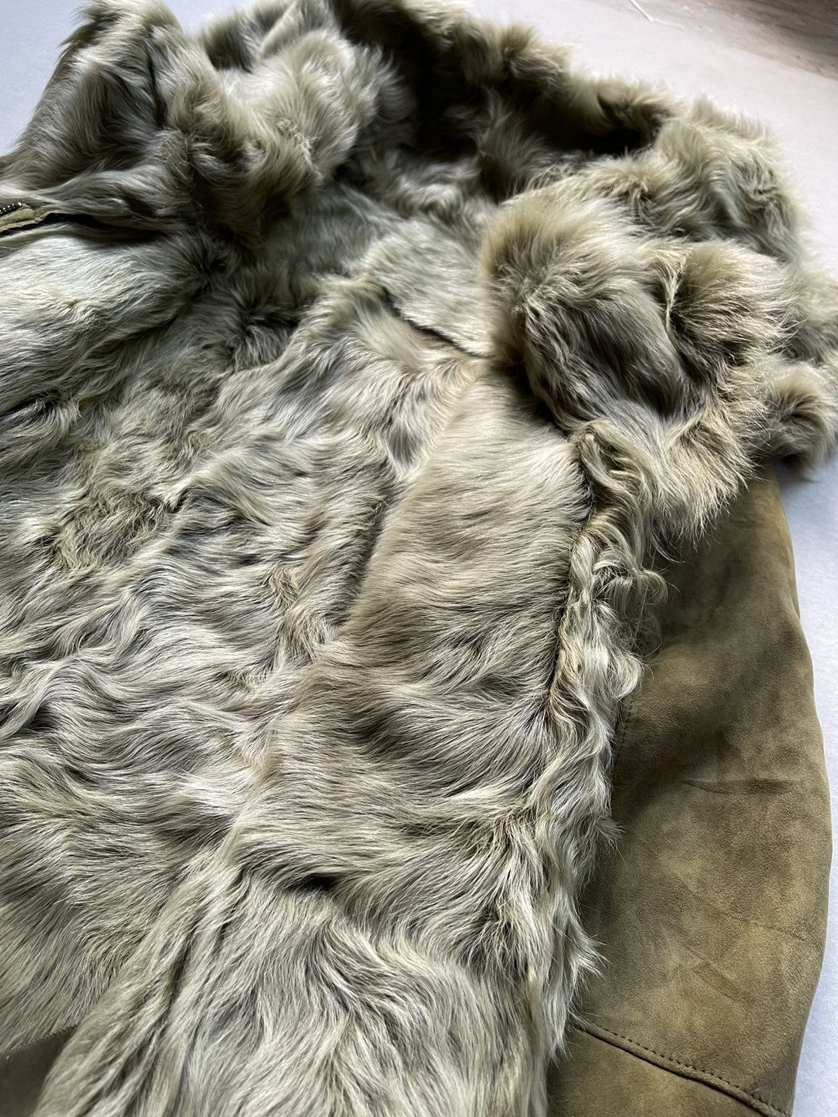 If Six Was Nine 🔥Vtg Hiroki Japan Faux Fur Lining Sherling Leather Jacket Size US M / EU 48-50 / 2 - 11 Thumbnail