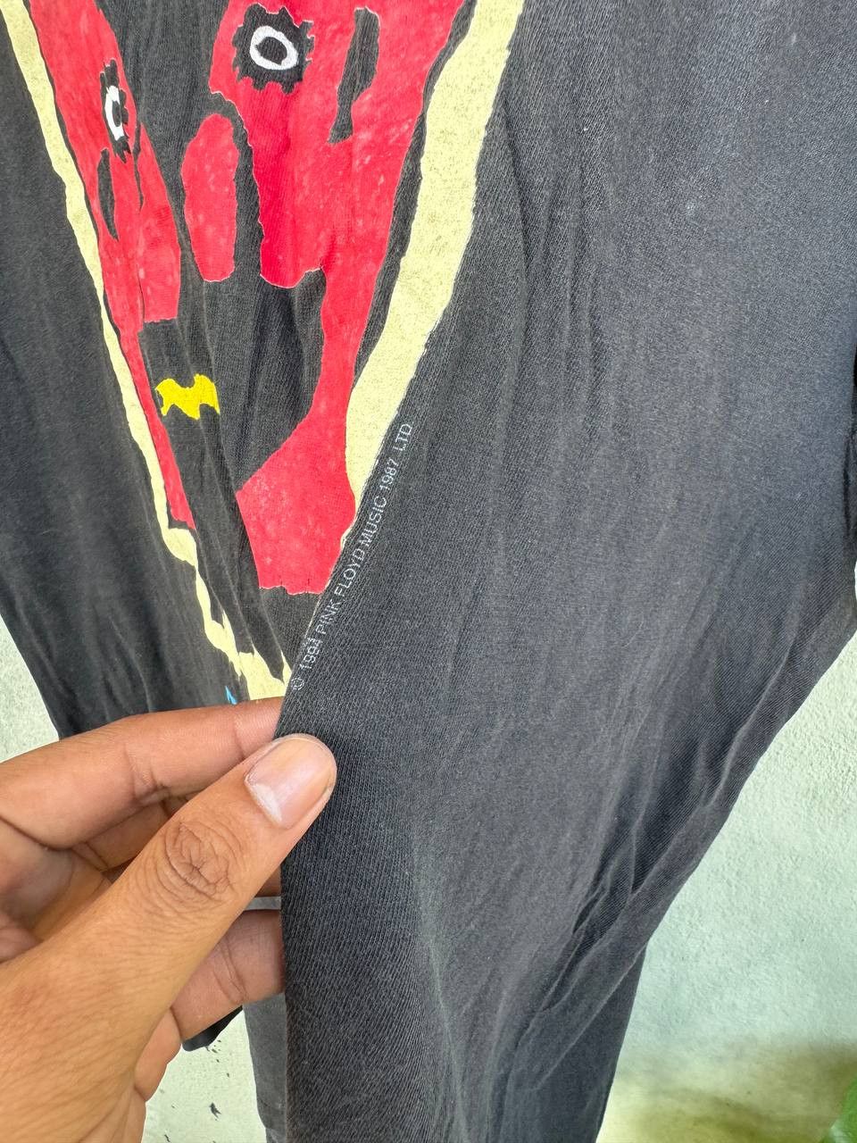 Band Tees × Pink Floyd × Vintage Vintage 90s pink Floyd Black tee Size US XL / EU 56 / 4 - 3 Thumbnail
