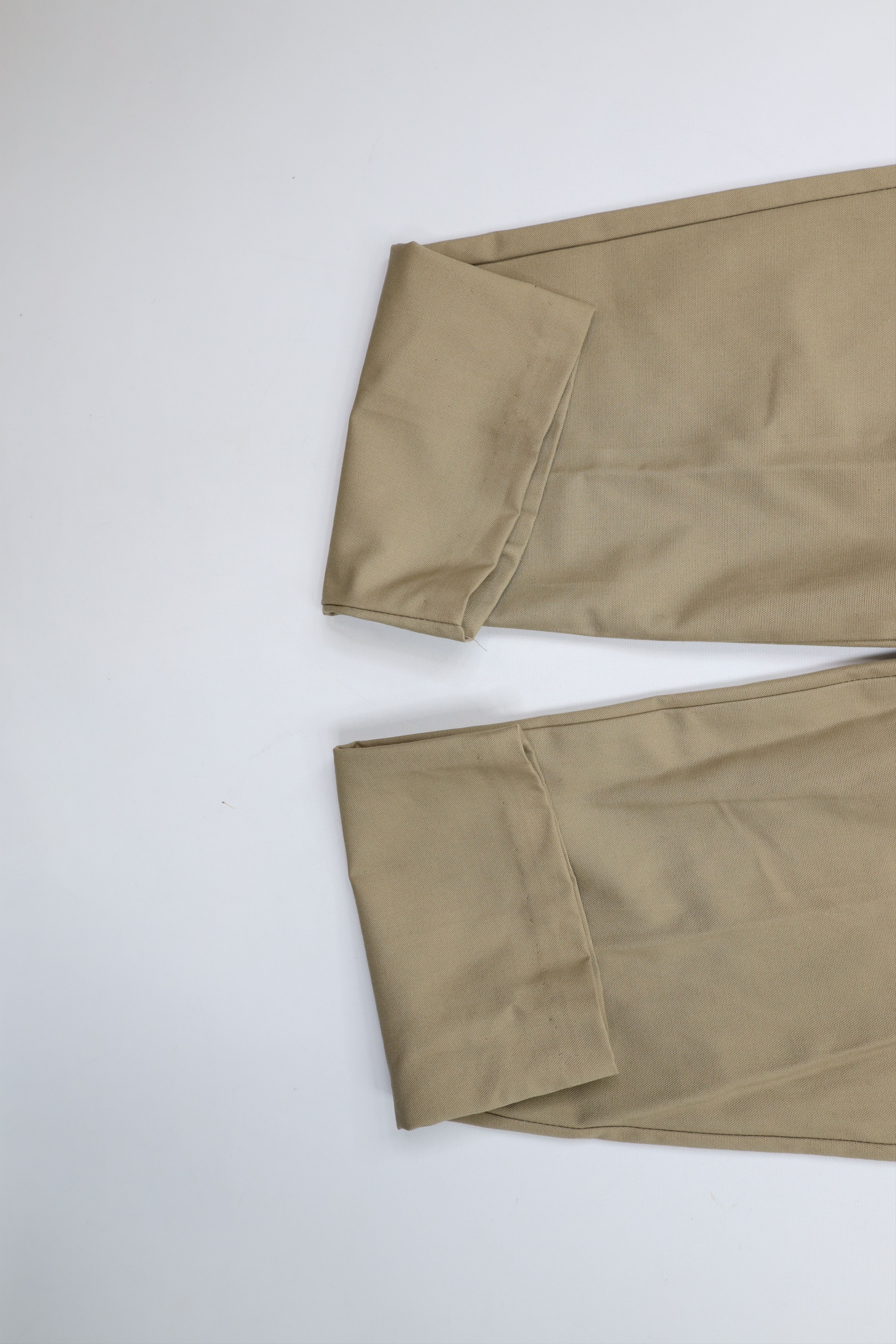 Vintage Vintage 90s Streetwear Blank Tapered Leg Pants Beige Size 26" / US 2 / IT 38 - 5 Thumbnail