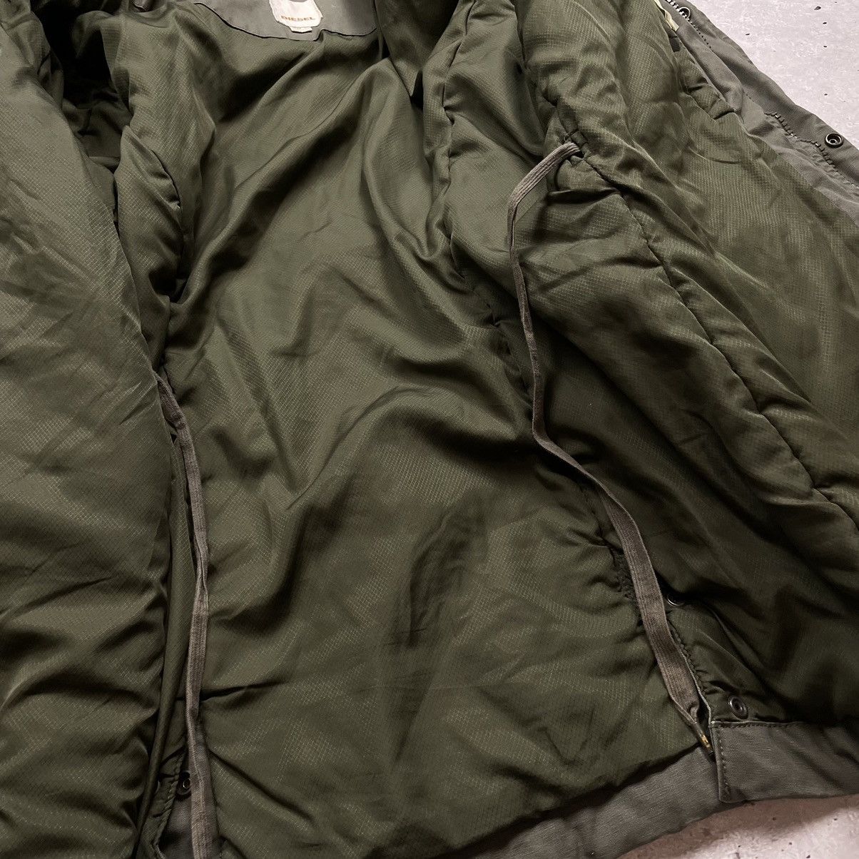 Diesel × Vintage Vintage Diesel military jacket Green coats y2k Size US L / EU 52-54 / 3 - 12 Thumbnail
