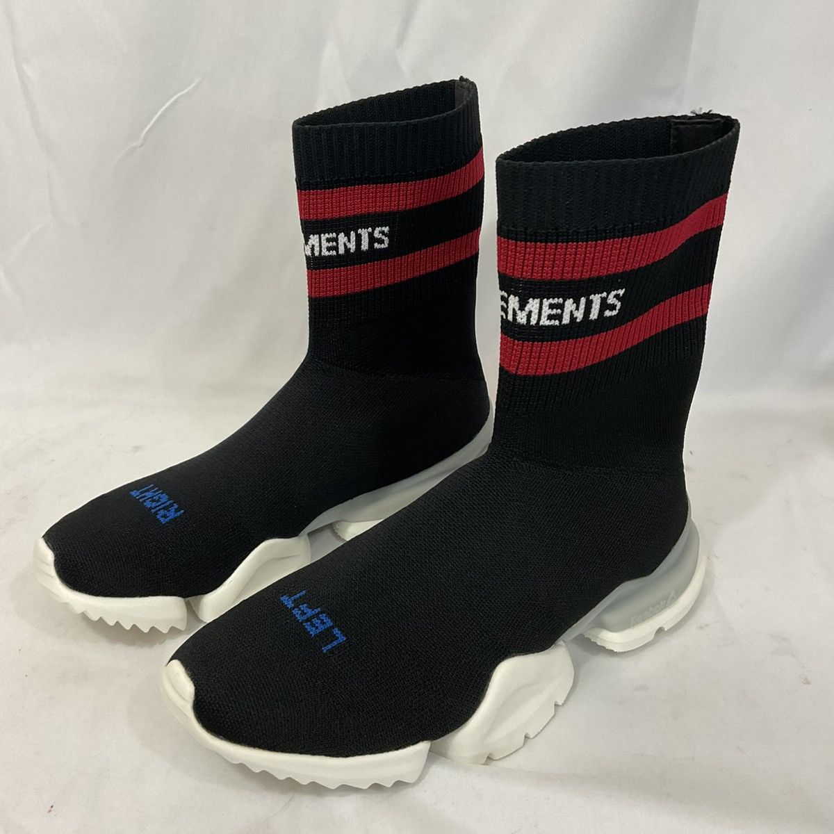 Reebok × Vetements Vetements x Reebok Sock Pump High Top Sock Sneakers Black Size US 6.5 / IT 36.5 - 2 Thumbnail