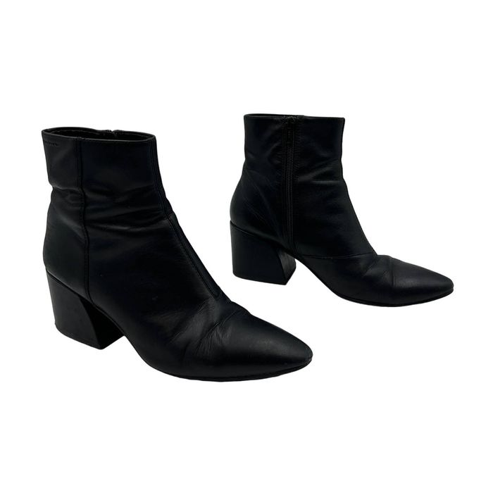 Vagabond Vagabond Olivia Bootie Black Leather Ankle Boots Pointy Toe