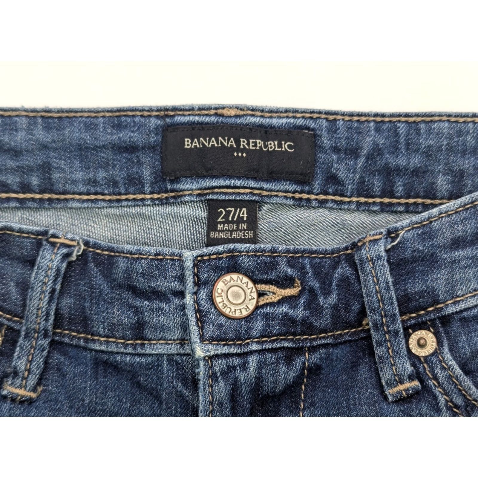 Banana Republic Banana Republic Jeans Women 24/7 True 28x23 Crop Denim Capris Straight Leg Size 28" / US 6 / IT 42 - 7 Thumbnail