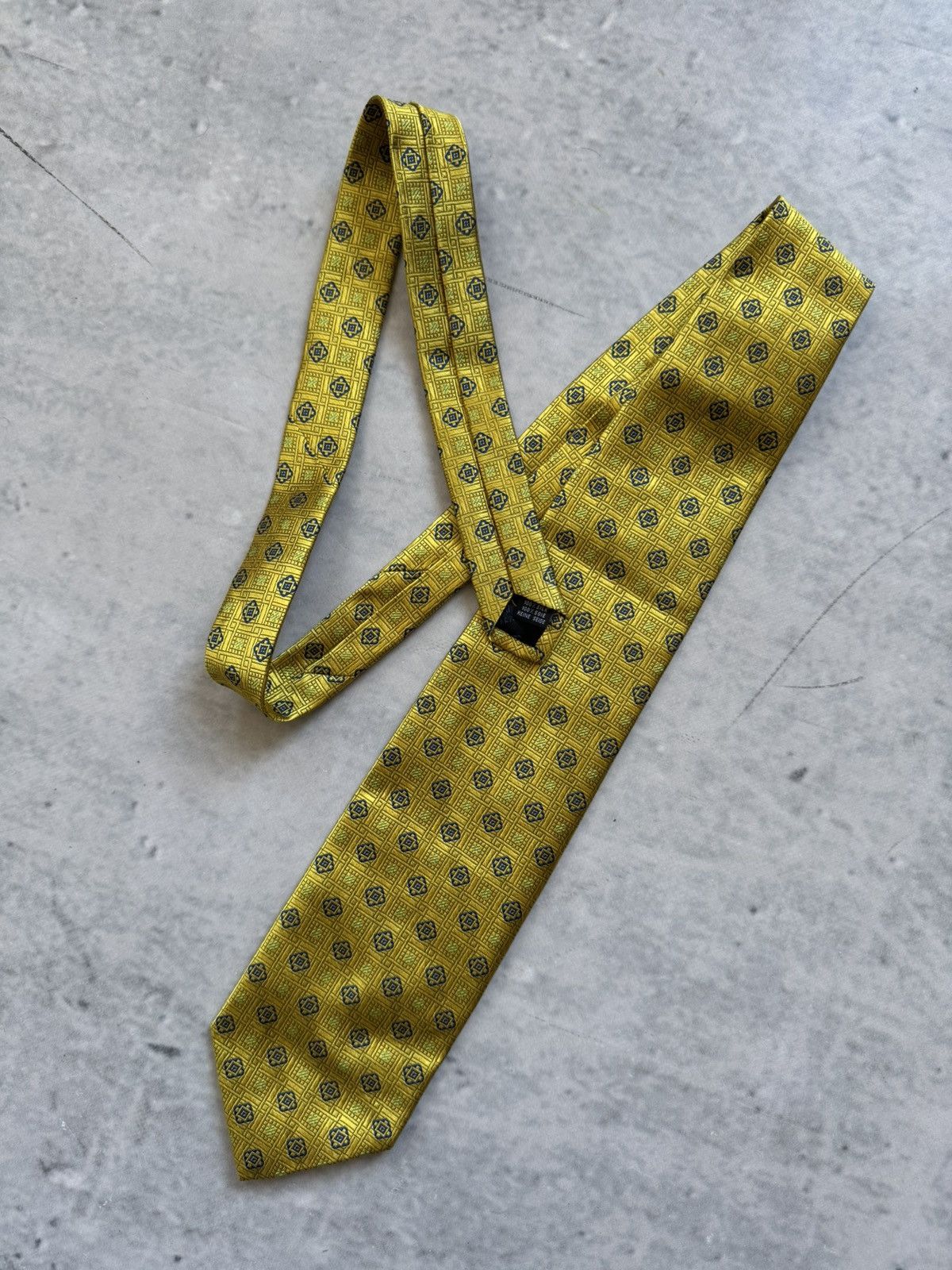 Canali × Vintage Canali yellow tie vintage Size ONE SIZE - 1 Thumbnail