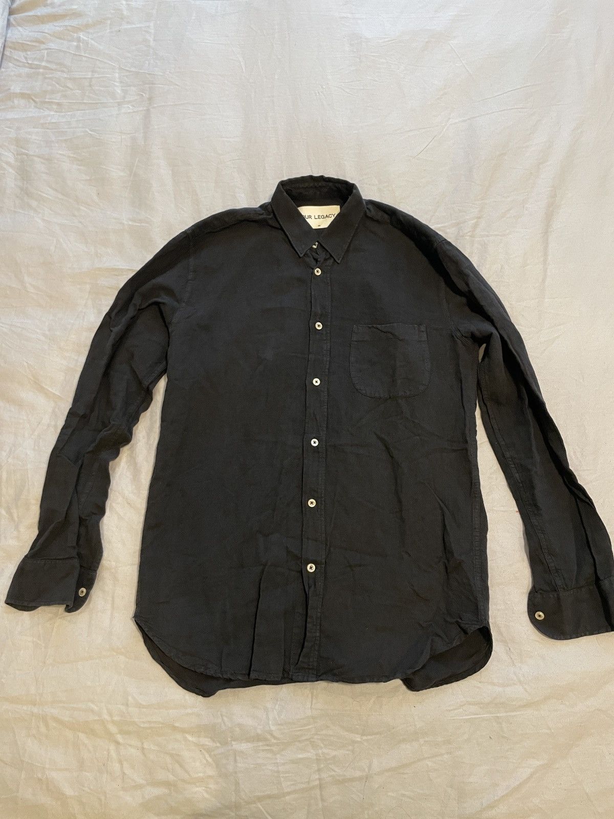 Our Legacy Our Legacy cotton linen shirt 48 Size US M / EU 48-50 / 2 - 2 Thumbnail
