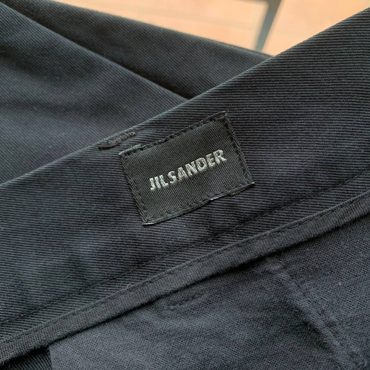 Jil Sander Jil Sander Wide Leg Baggy Black Pants Size US 29 - 3 Thumbnail