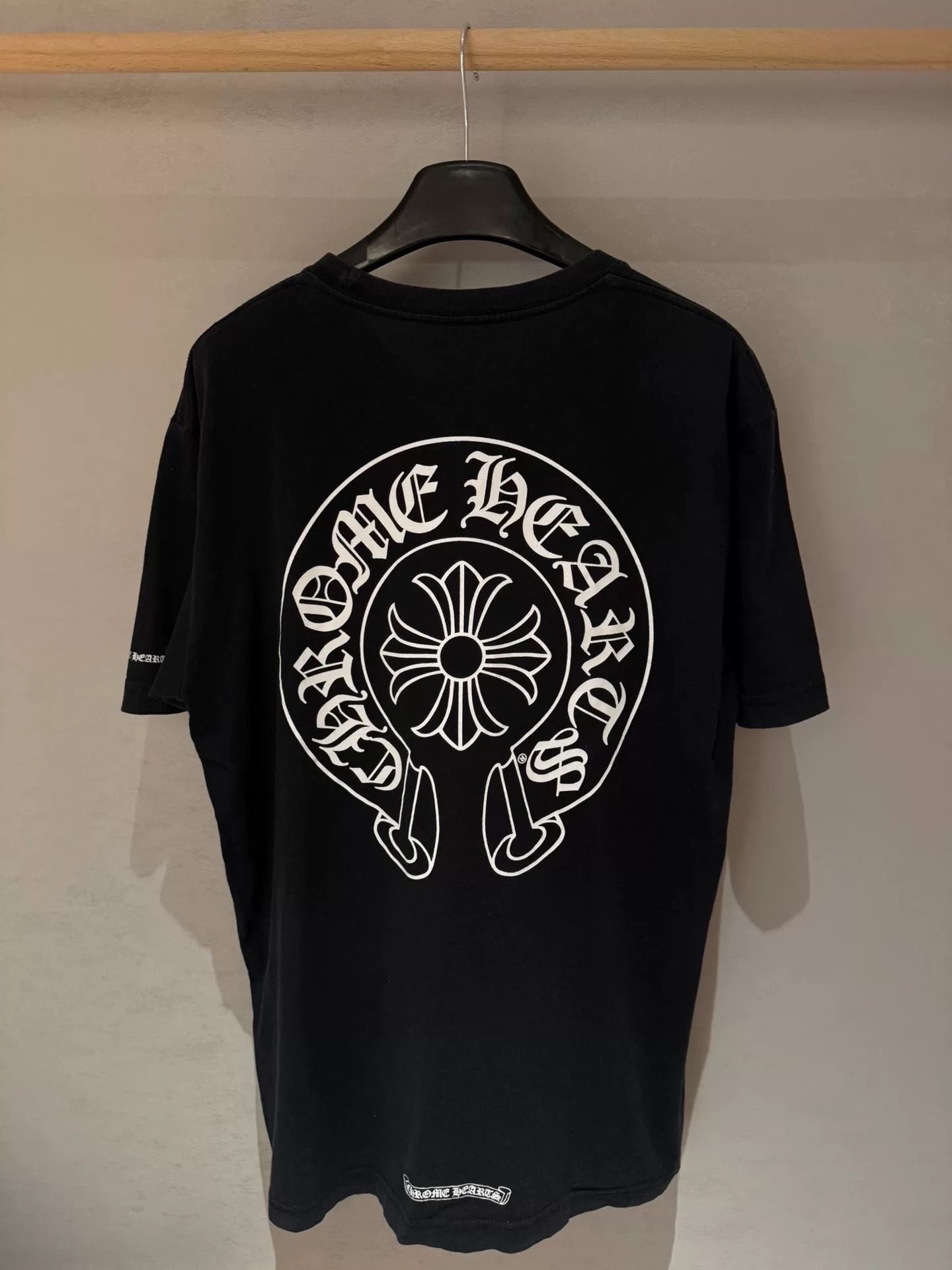 Chrome Hearts Chrome Hearts Black Crewneck Short Sleeve Tee Size US L / EU 52-54 / 3 - 1 Thumbnail