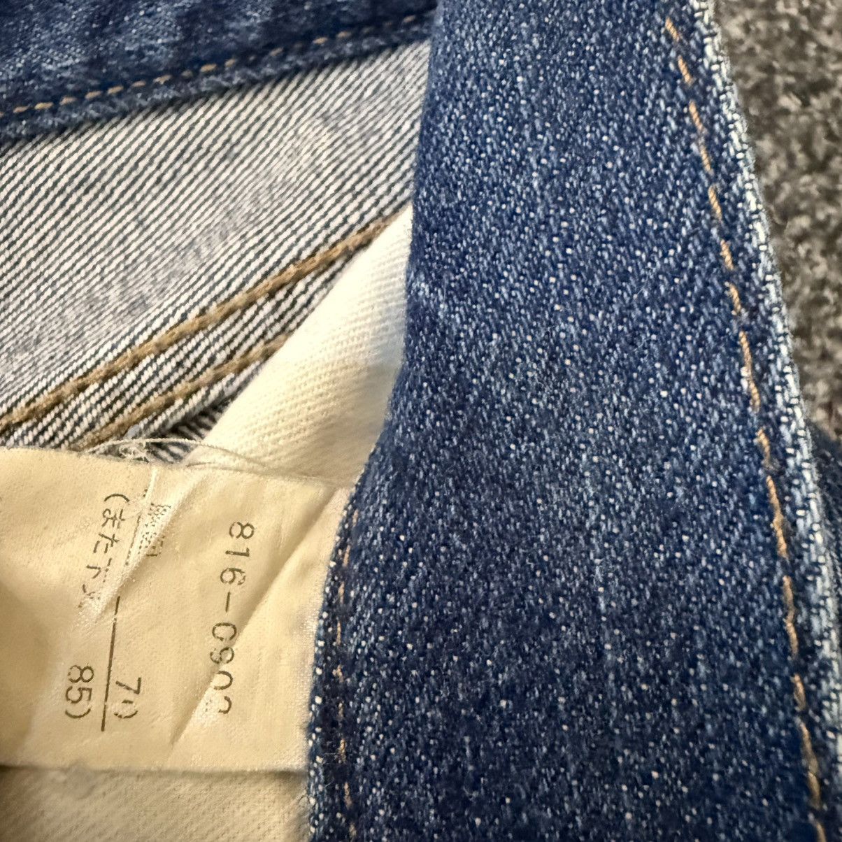 Warehouse Vintage Japanese Denim Warehouse Distressed Dirty Wash Jean Size US 27 - 14 Thumbnail