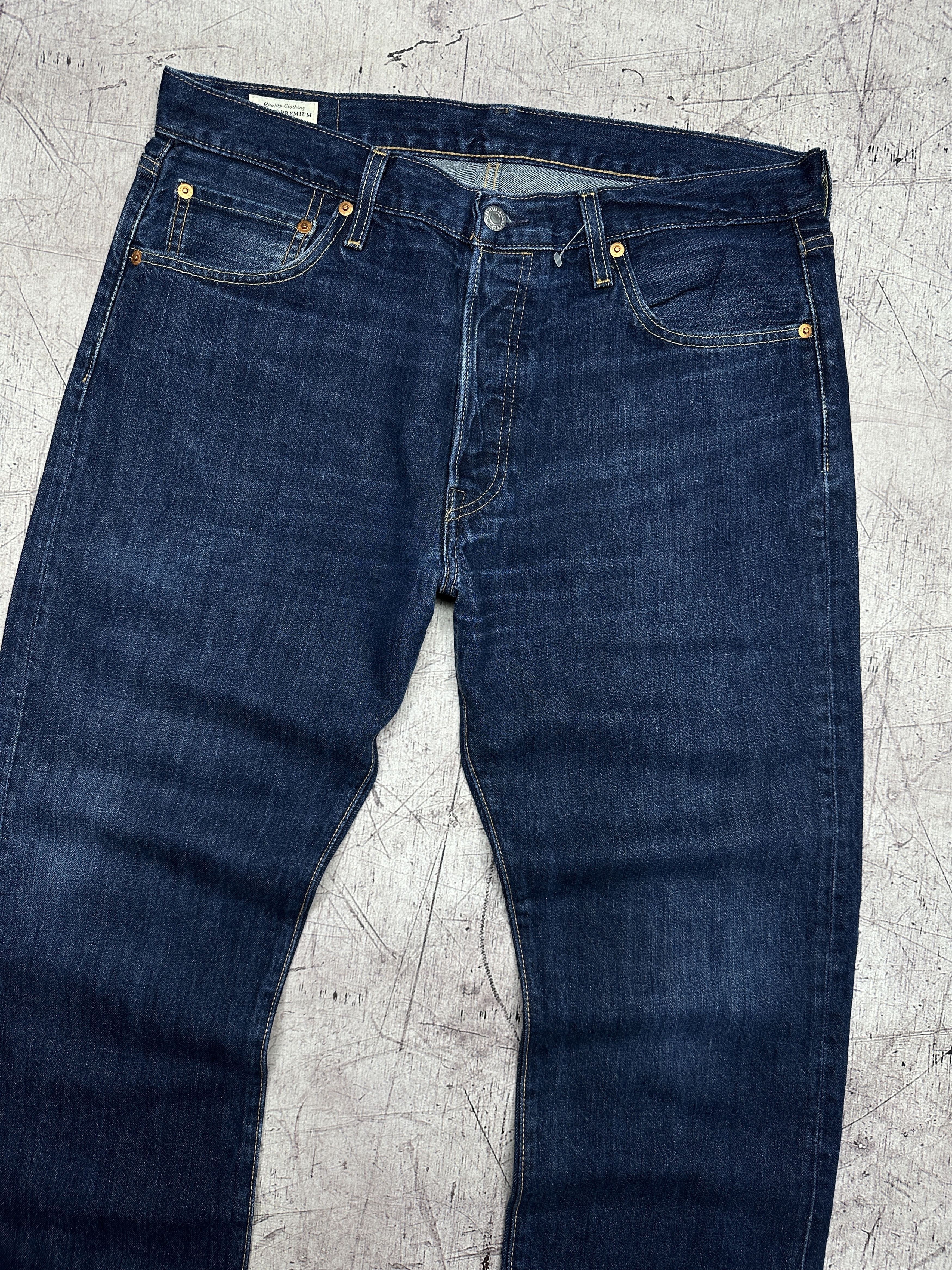 Levi's Levi's 501 Mens Premium Denim Pants Big E Jeans Size 32 x 30 Size US 34 / EU 50 - 6 Thumbnail