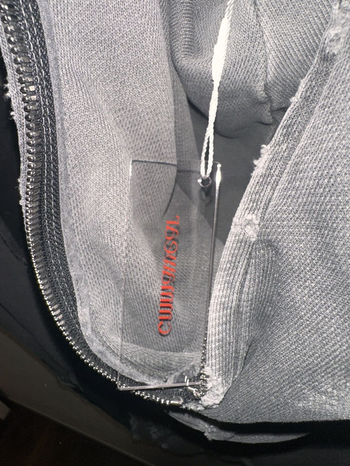 CMMAWEAR Black C Contrast Ribbed Rework Hoodie Size US M / EU 48-50 / 2 - 5 Thumbnail