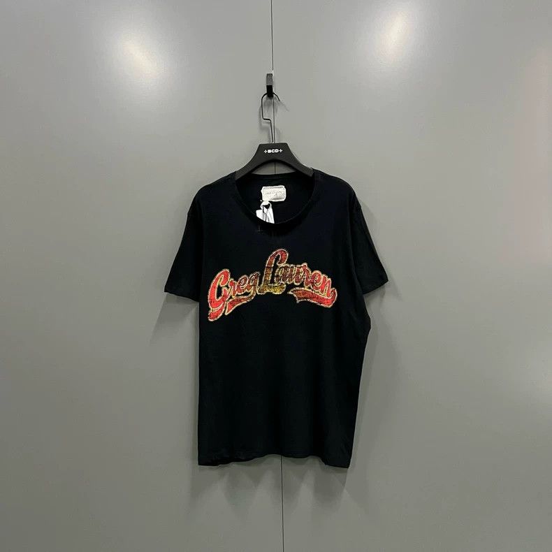 Greg Lauren greg lauren Make old logo printed short sleeves 2506-Nextar Size US L / EU 52-54 / 3 - 1 Thumbnail