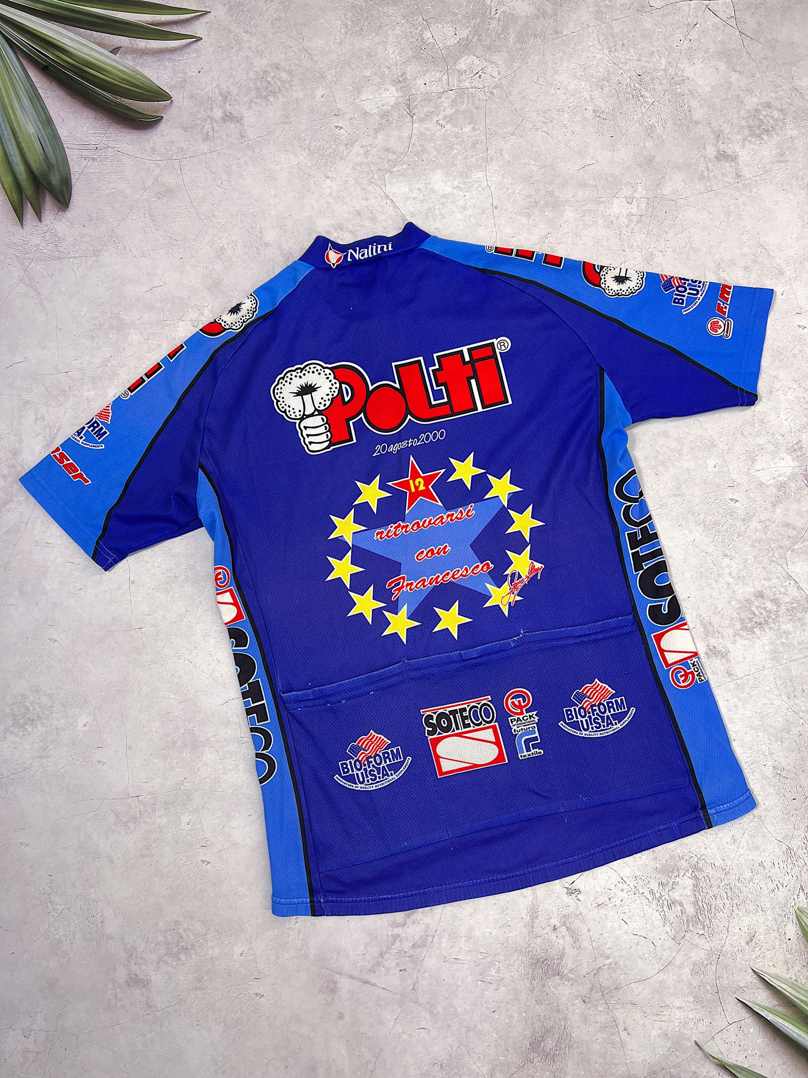 Vintage Vintage Nalini Polti Cycling Jersey Bio - Form USA Size US M / EU 48-50 / 2 - 7 Thumbnail