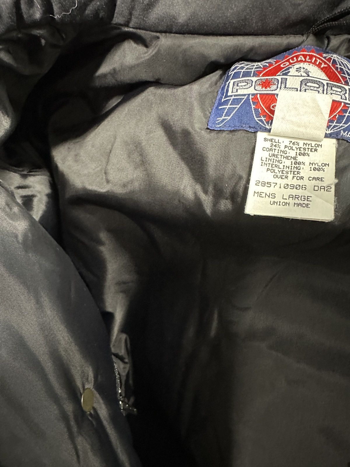 Vintage Vintage 80s 90s Motorcycle Snowmobile Polaris Satin Jacket Size US L / EU 52-54 / 3 - 10 Thumbnail