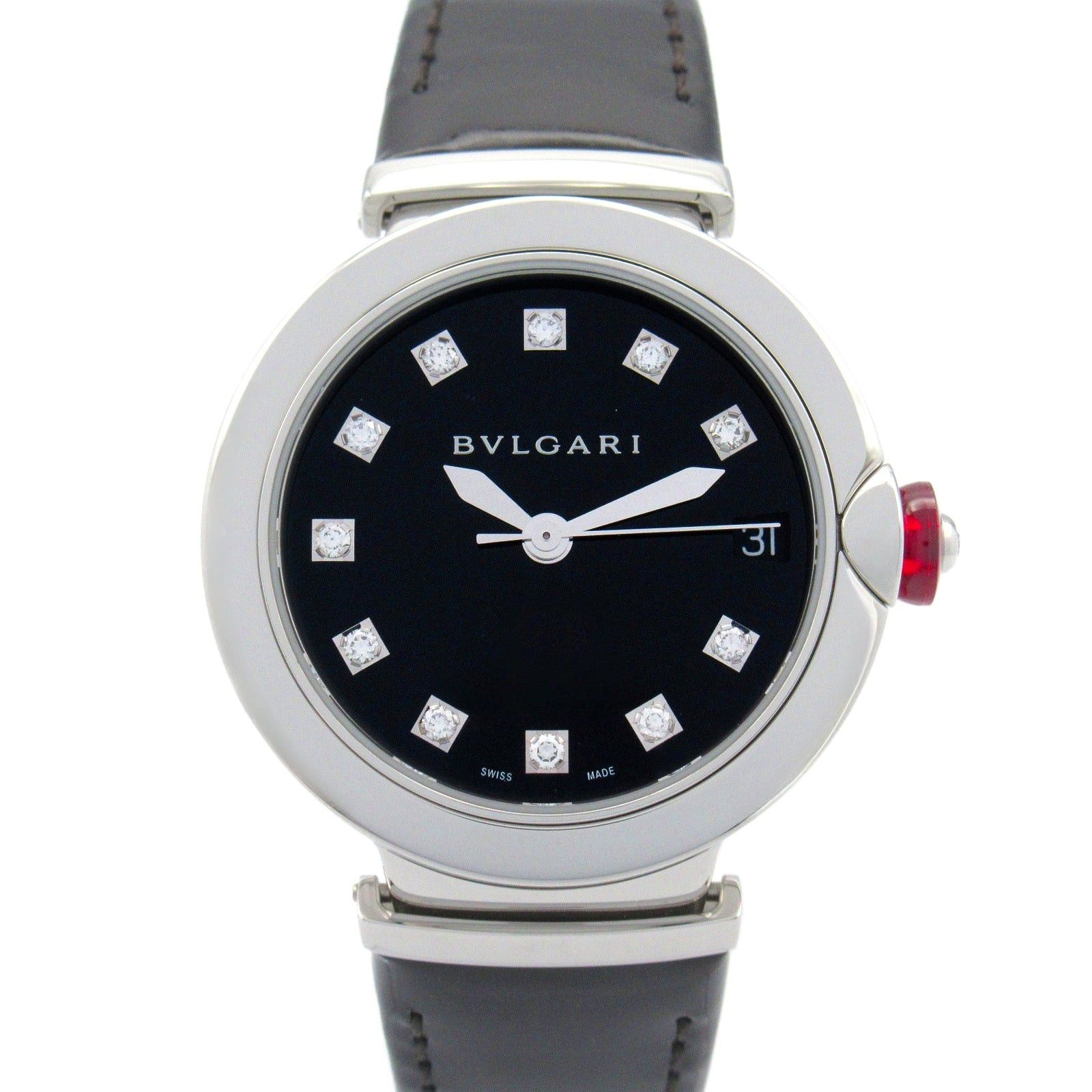 Bvlgari Bvlgari Lucea Women Watch Automatic Winding Stainless Steel Leather Belt Black Size ONE SIZE - 1 Thumbnail