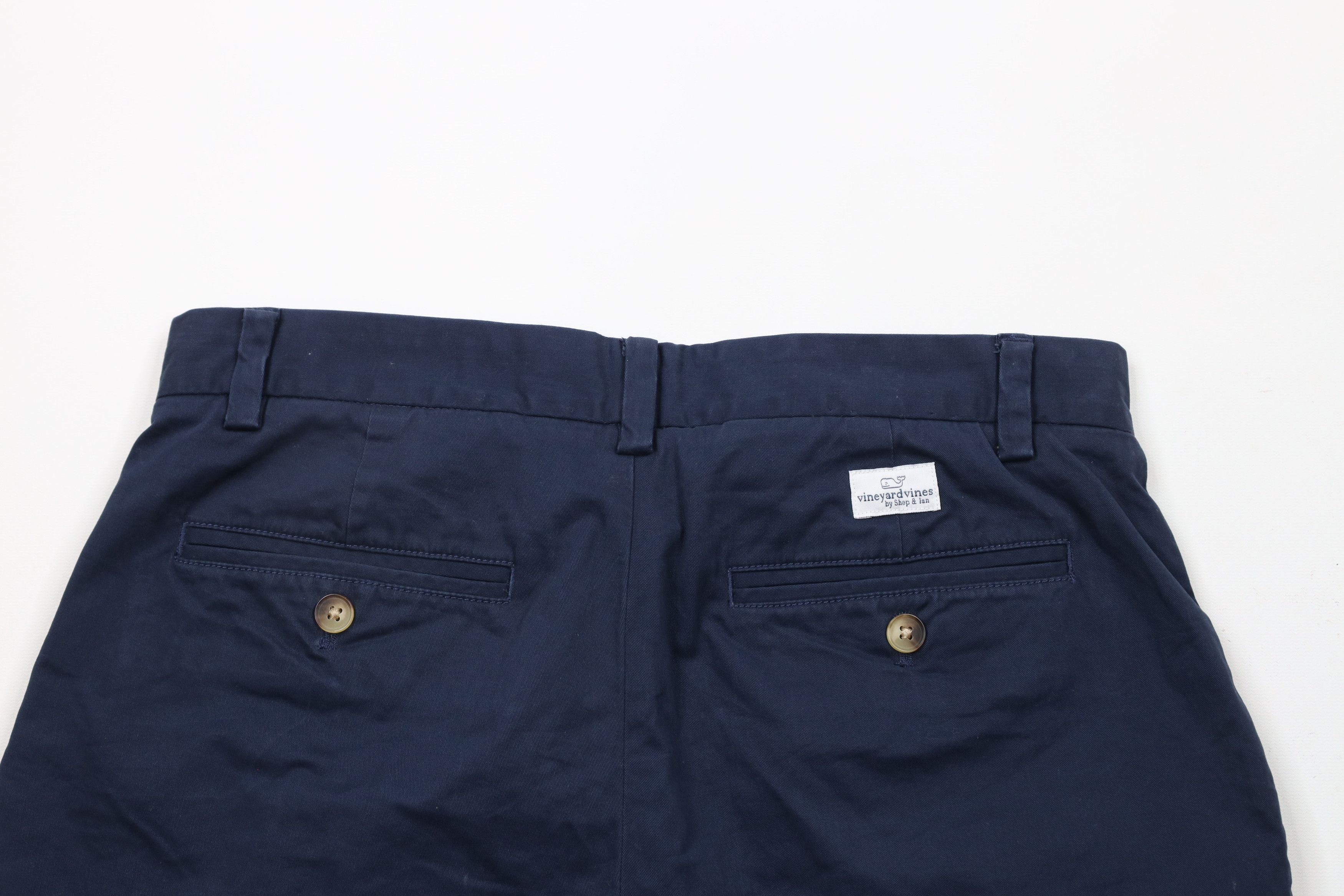 Vineyard Vines × Vintage Vineyard Vines Spell Above Knee Breaker Chino Shorts Blue Size US 30 / EU 46 - 8 Thumbnail