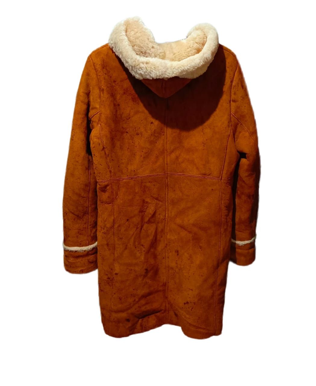 Leather Vintage Season 5 Long Shearling Coat Size M / US 6-8 / IT 42-44 - 4 Thumbnail