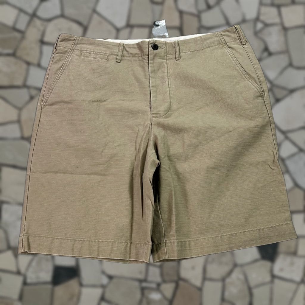Vintage J. Peterman Chino Shorts Mens 34 Beige Flat Front Casual Preppy Minimalist Size US 34 / EU 50 - 1 Thumbnail