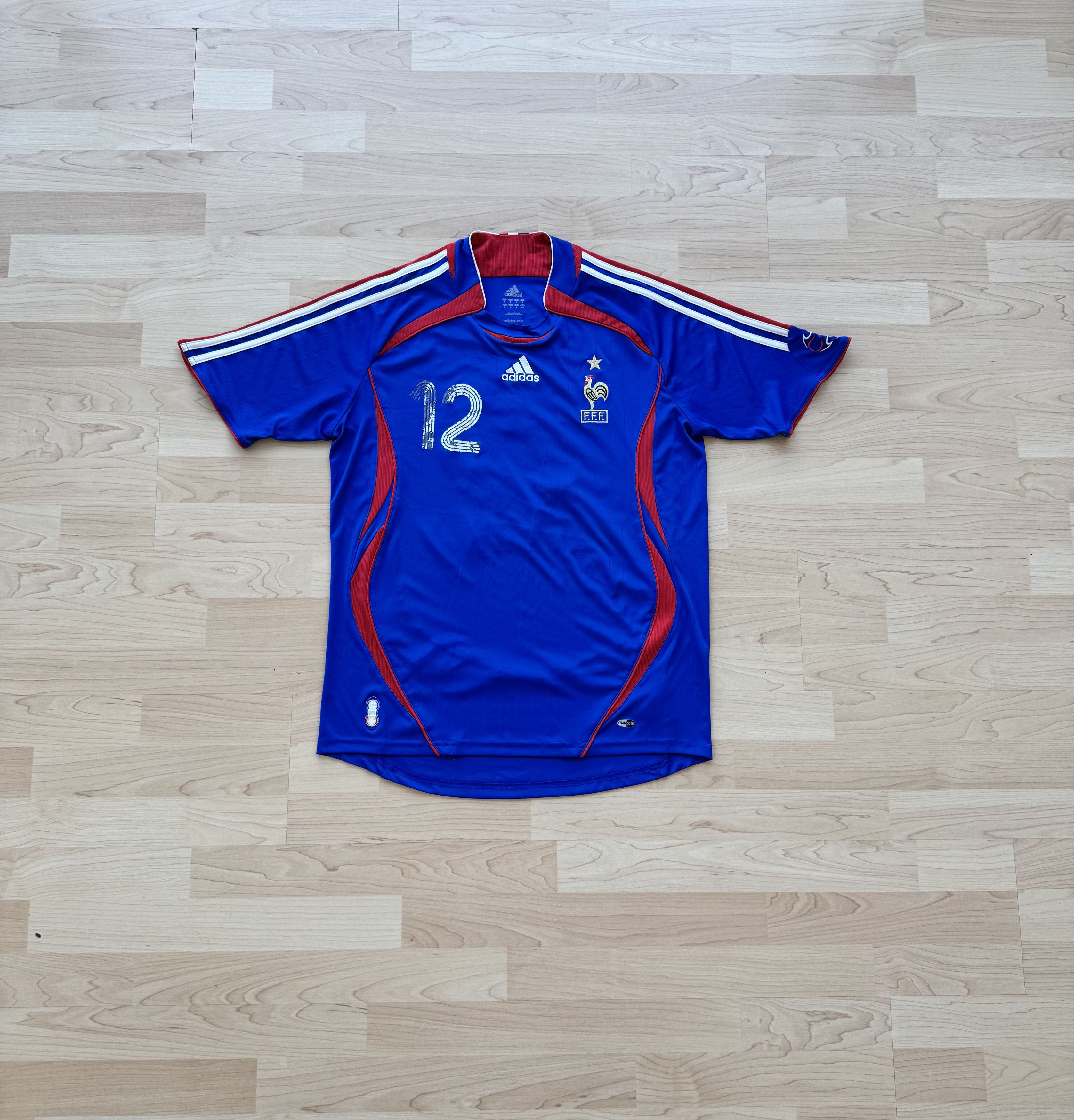 Adidas Football shirt soccer FC France Home 2006/2007 Size US M / EU 48-50 / 2 - 1 Thumbnail