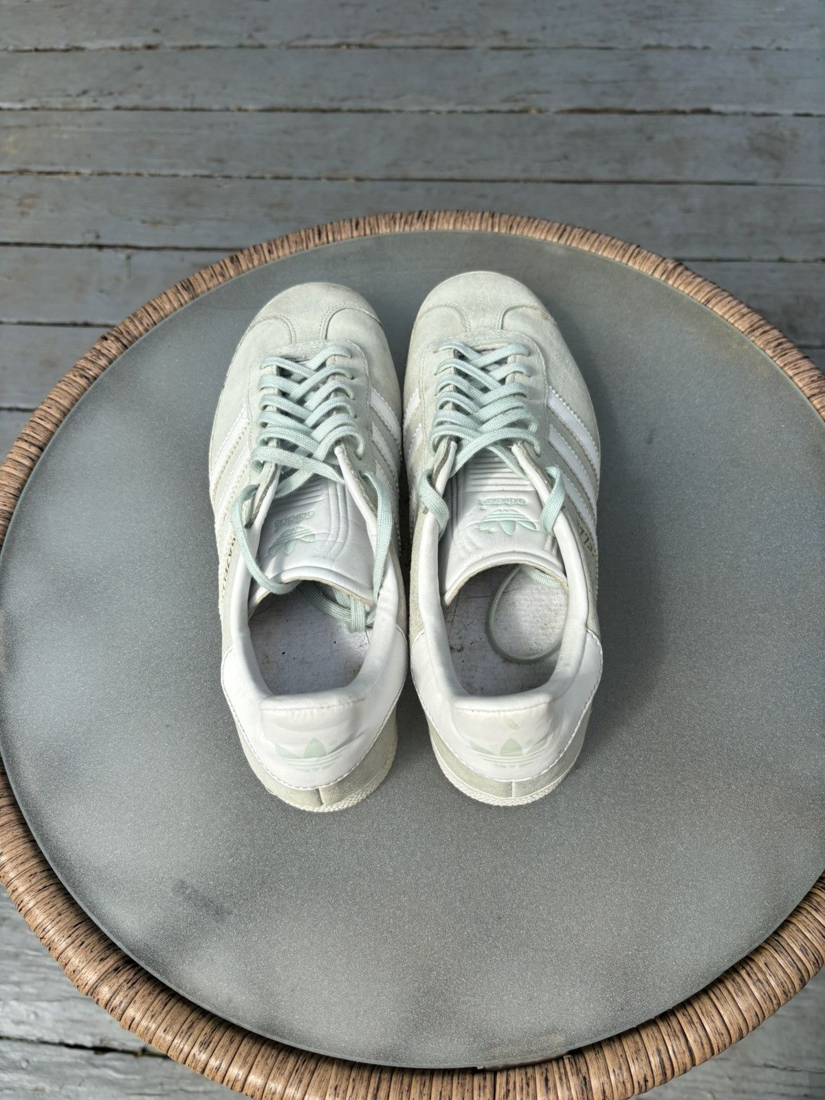 Adidas Adidas Suede Mint Green Gazelle Size US 8.5 / EU 41-42 - 4 Thumbnail