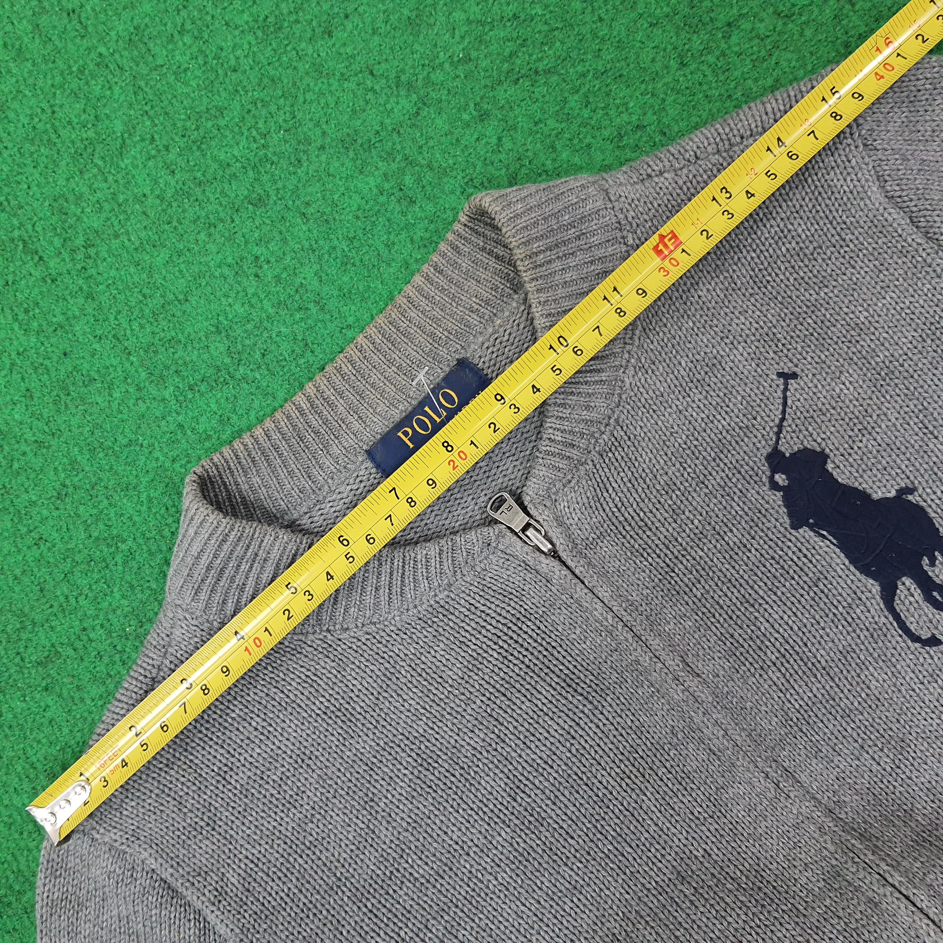 Polo Ralph Lauren Vintage POLO Ralph Lauren Zipper Knitted Sweatshirt C245N12 Size US XS / EU 42 / 0 - 10 Thumbnail