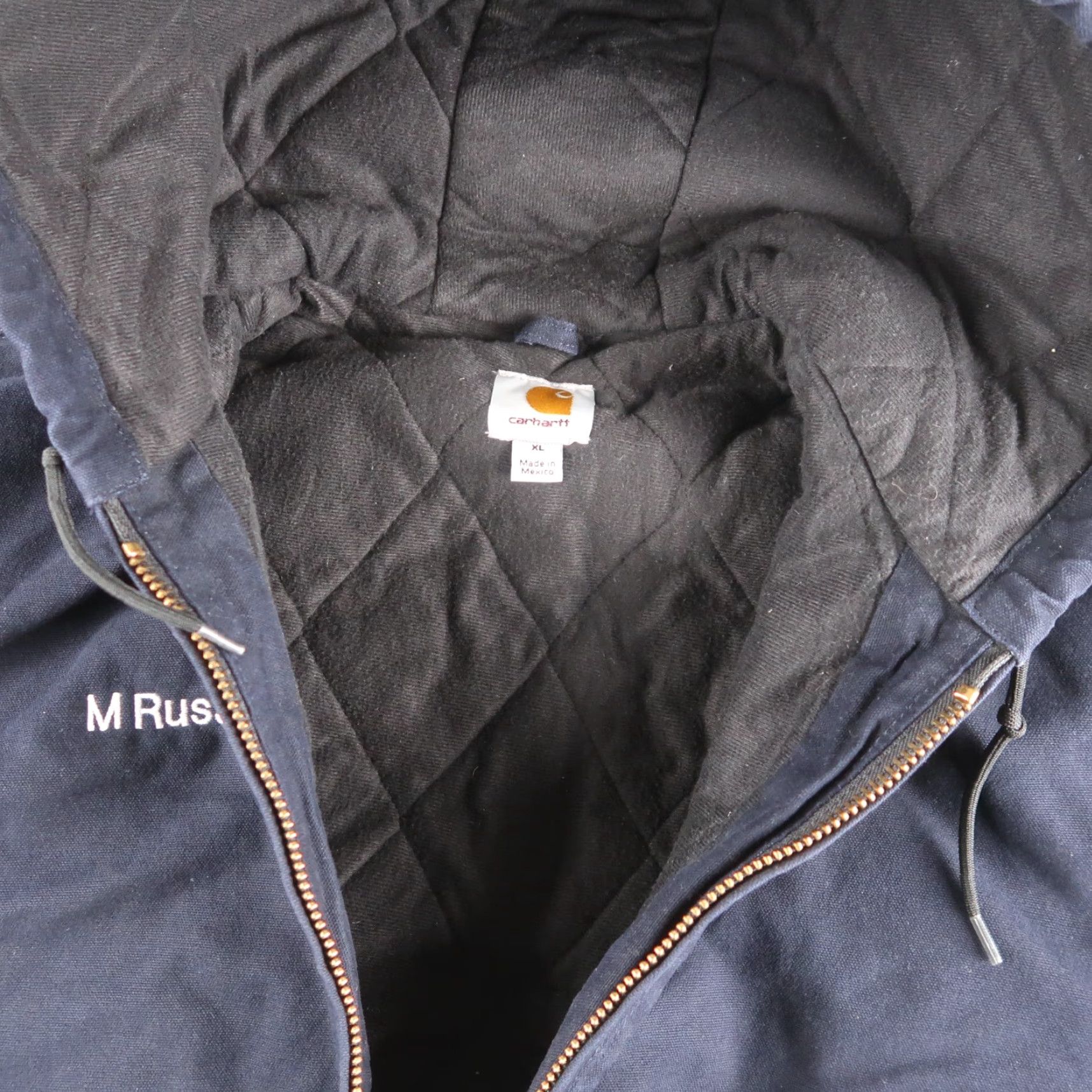 Carhartt Carhartt J130 MDT Navy Blue Full Zip Quilted Active Jacket Men’s XL Size XL Color Blue Size US XL / EU 56 / 4 - 5 Thumbnail