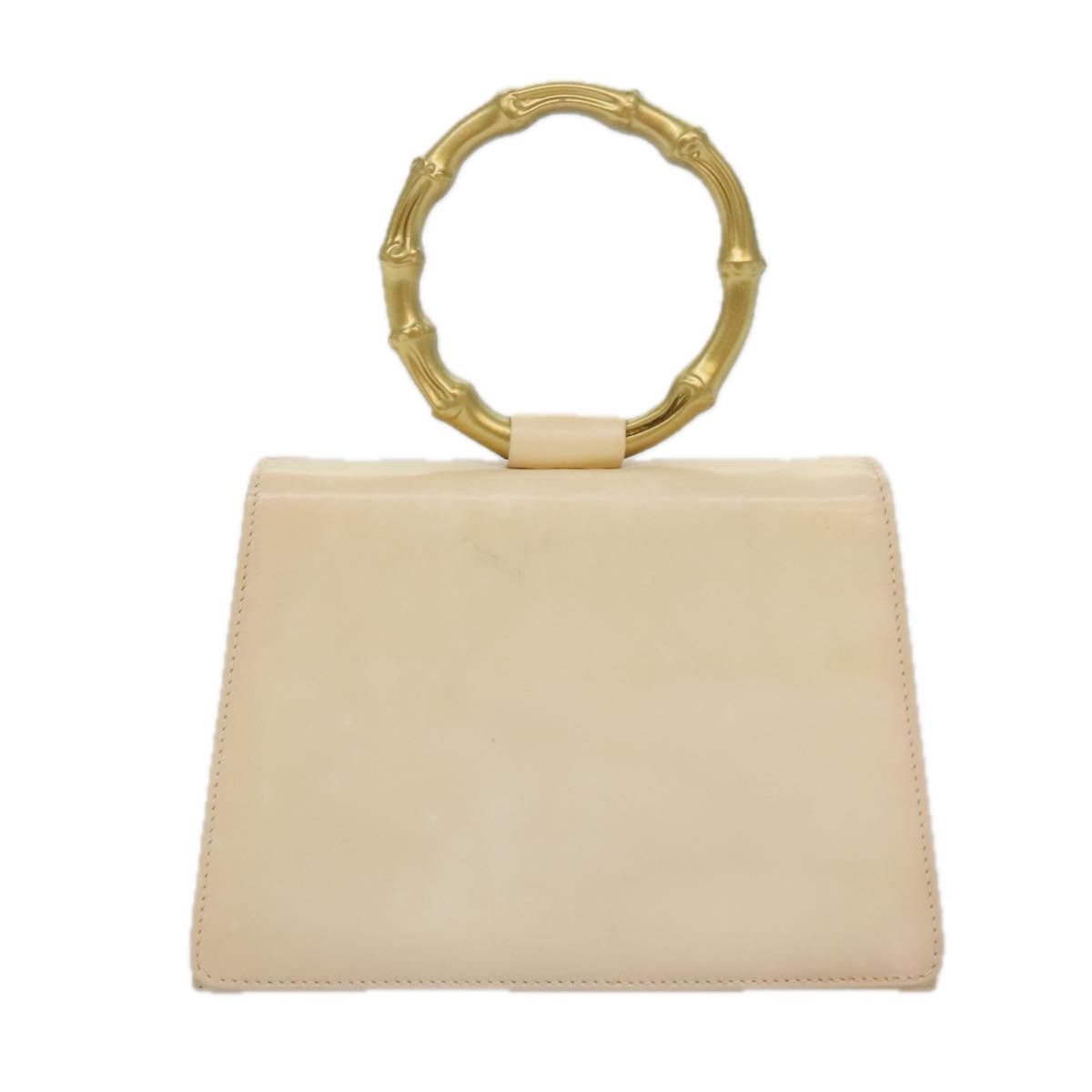 Gucci Bamboo Beige Leather Handbag (Pre-Owned) Size ONE SIZE - 1 Thumbnail
