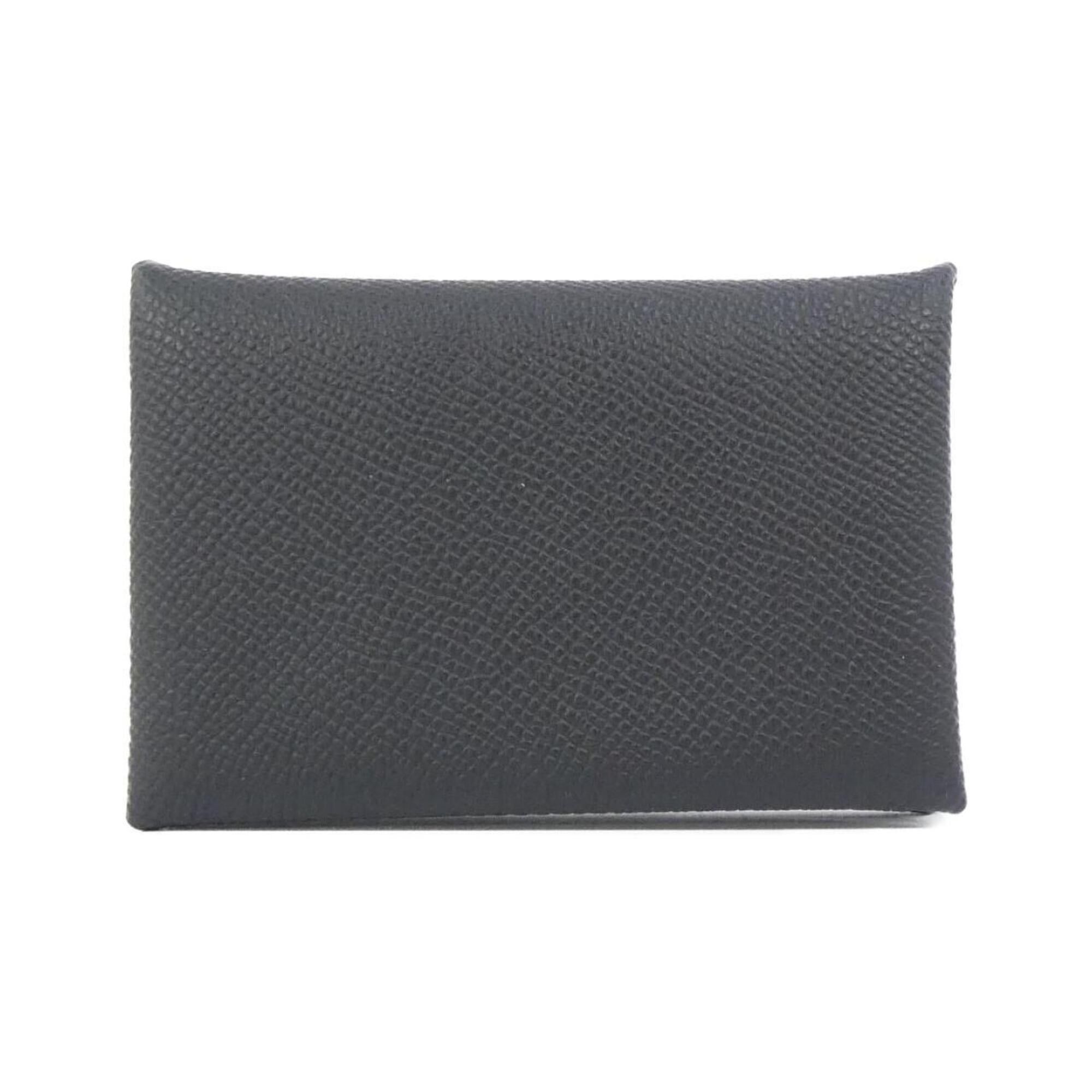 Hermes Hermes Calvi 044164CK Business Card Holder/Card Case Size ONE SIZE - 1 Thumbnail